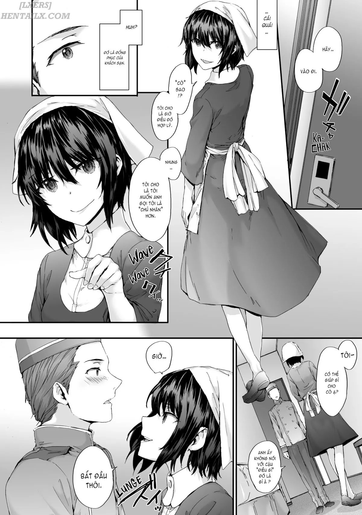 HentaiVN.net - Ảnh 5 - Grand Hotel Life [Comic Kairakuten 2018-02] - Chap 5