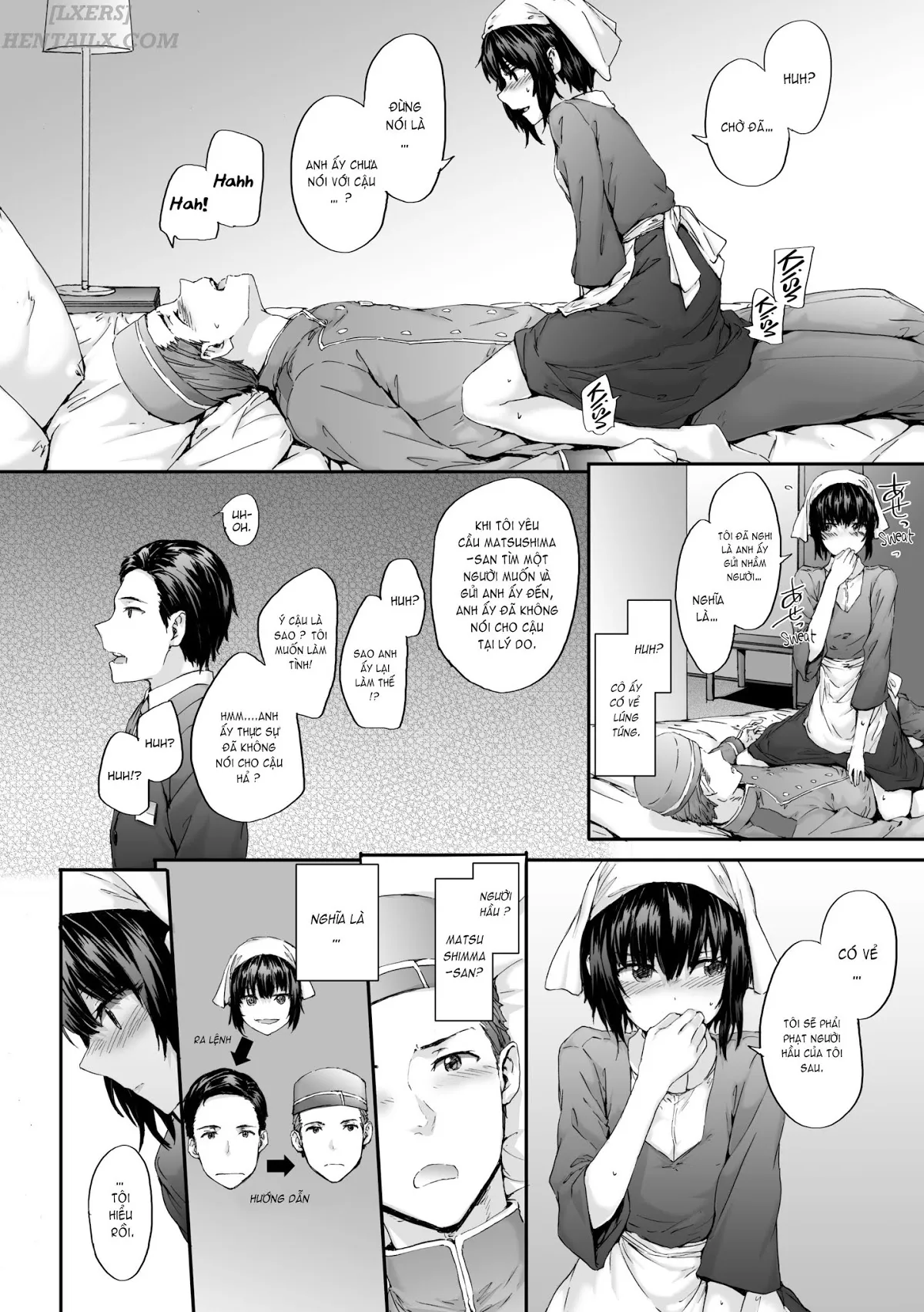 HentaiVN.net - Ảnh 9 - Grand Hotel Life [Comic Kairakuten 2018-02] - Chap 5