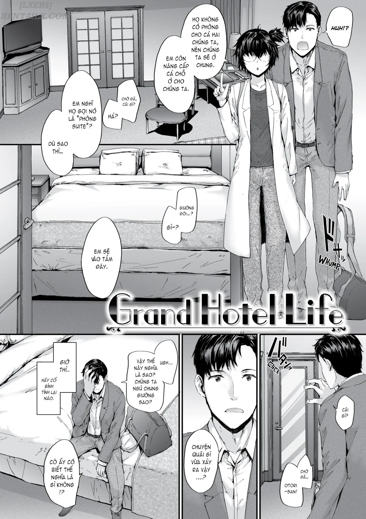 HentaiVN.net - Ảnh 3 - Grand Hotel Life [Comic Kairakuten 2018-02] - Chap 6