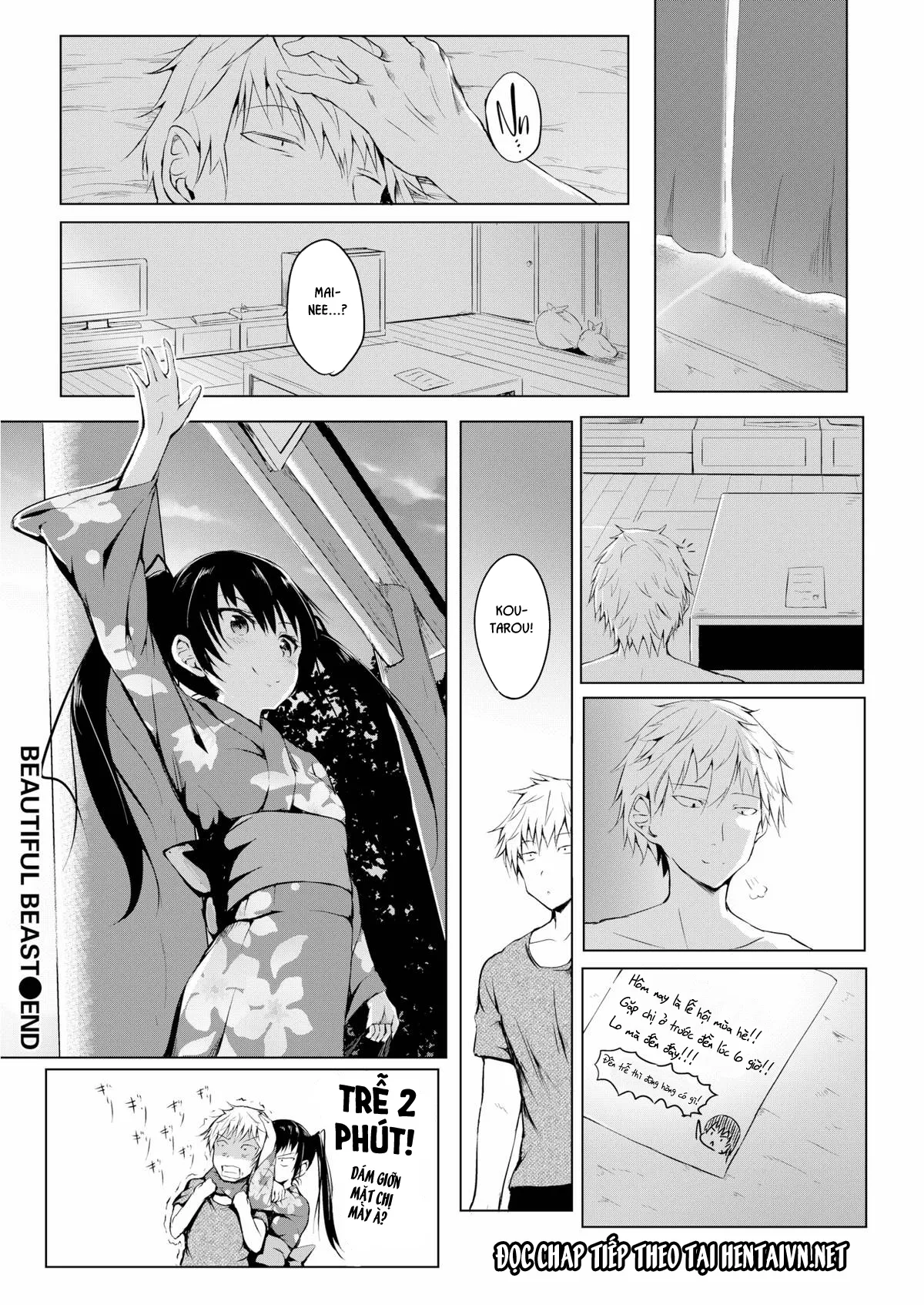 HentaiVN.net - Ảnh 19 - Hấp diêm con quái thú xinh đẹp đang ngủ [Beautiful Beast] - Chap 1