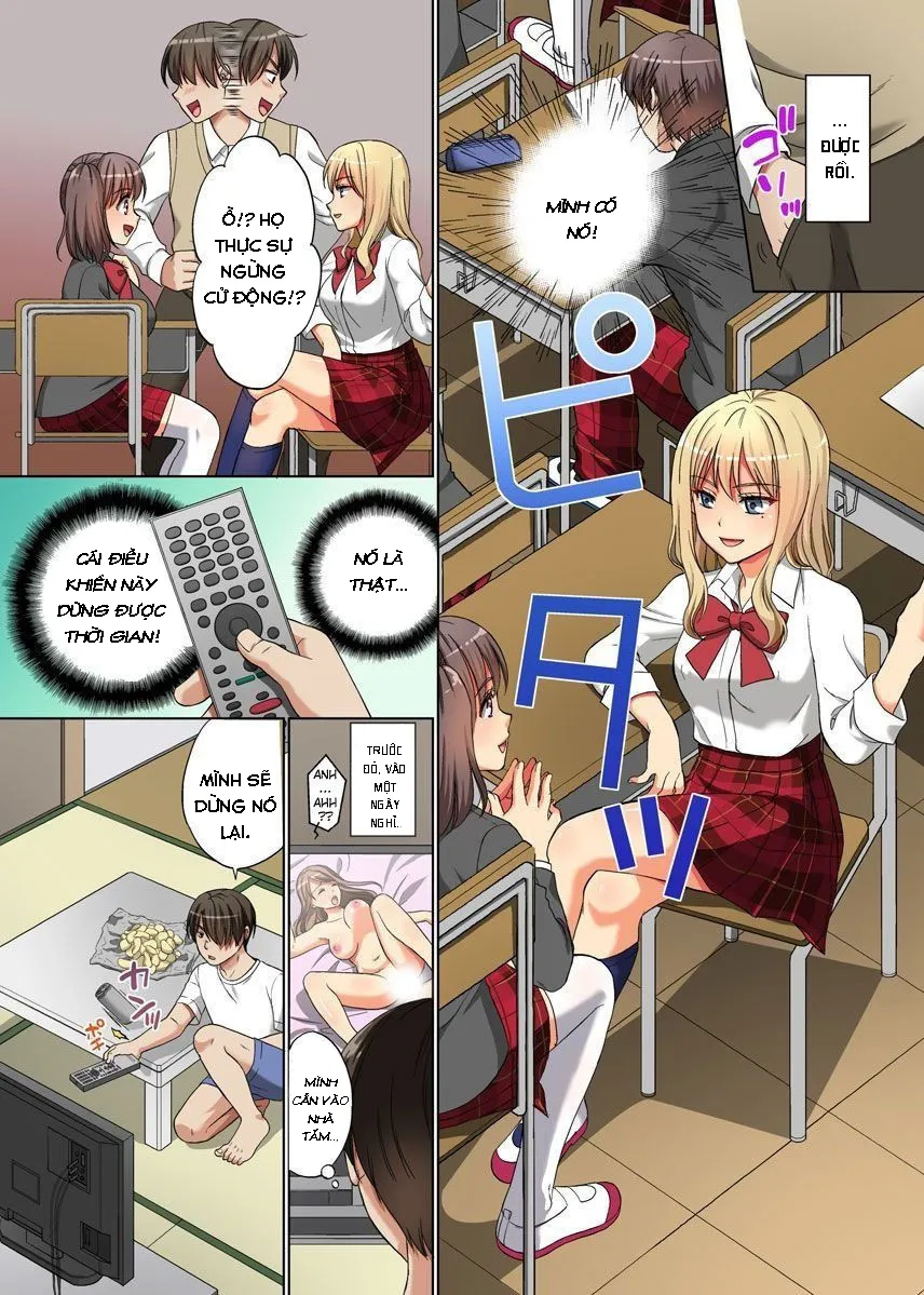 HentaiVN.net - Ảnh 4 - Jikan Teishi! RemoCon de Anoko no Jikan o Tomete Mita [Time Stop! I tried to stop that girl's time with the remote control; 時間停止! リモコンであの娘の時間を止めてみた] - Oneshot
