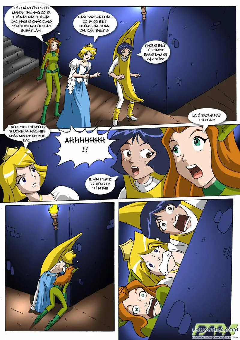 HentaiVN.net - Ảnh 3 - Điệp Viên Siêu Hạng (Totally Spies!) - Chương Tập 3 (Rape 0 Gangbang)