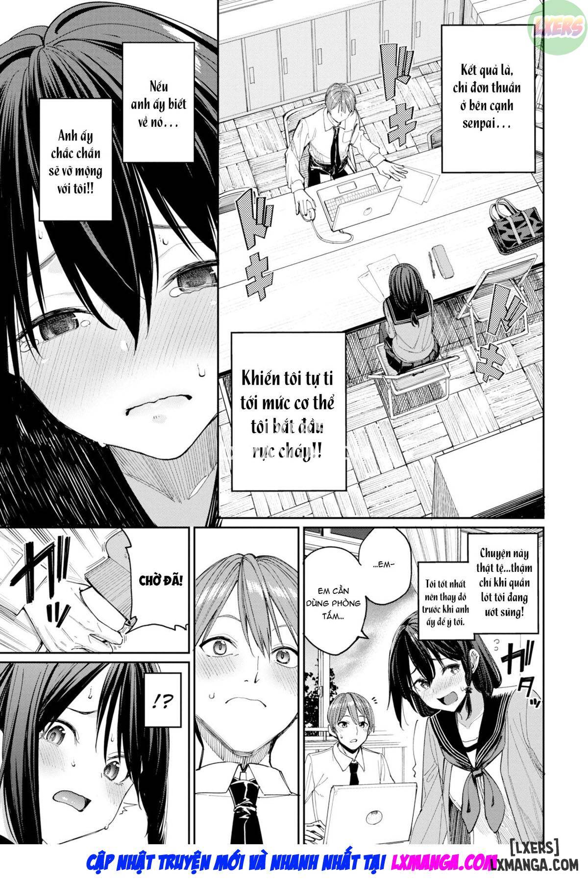 HentaiVN.net - Ảnh 3 - Tôi đang nóng quá. Tôi không thể chịu đựng được nữa! - Oneshot
