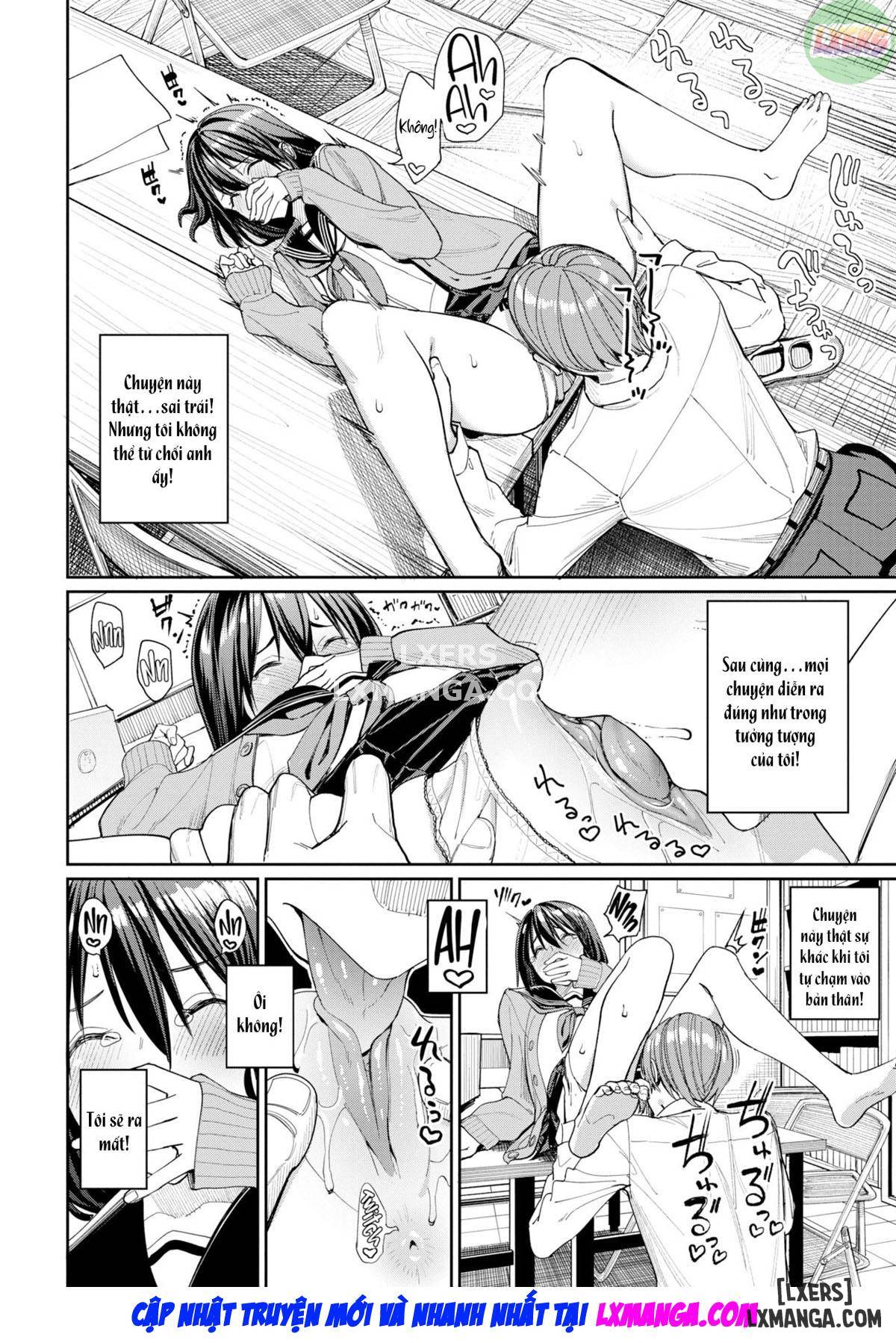 HentaiVN.net - Ảnh 8 - Tôi đang nóng quá. Tôi không thể chịu đựng được nữa! - Oneshot