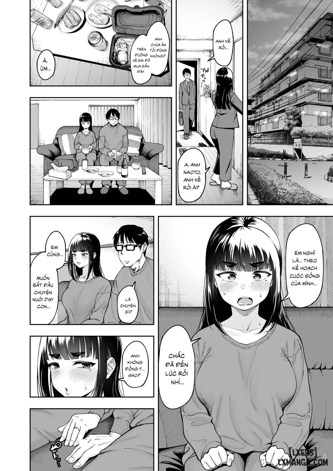 HentaiVN.net - Ảnh 9 - Hitozuma Ninkatsu Club 3 Mio-san no Ninkatsu Kiroku - Chap 1.