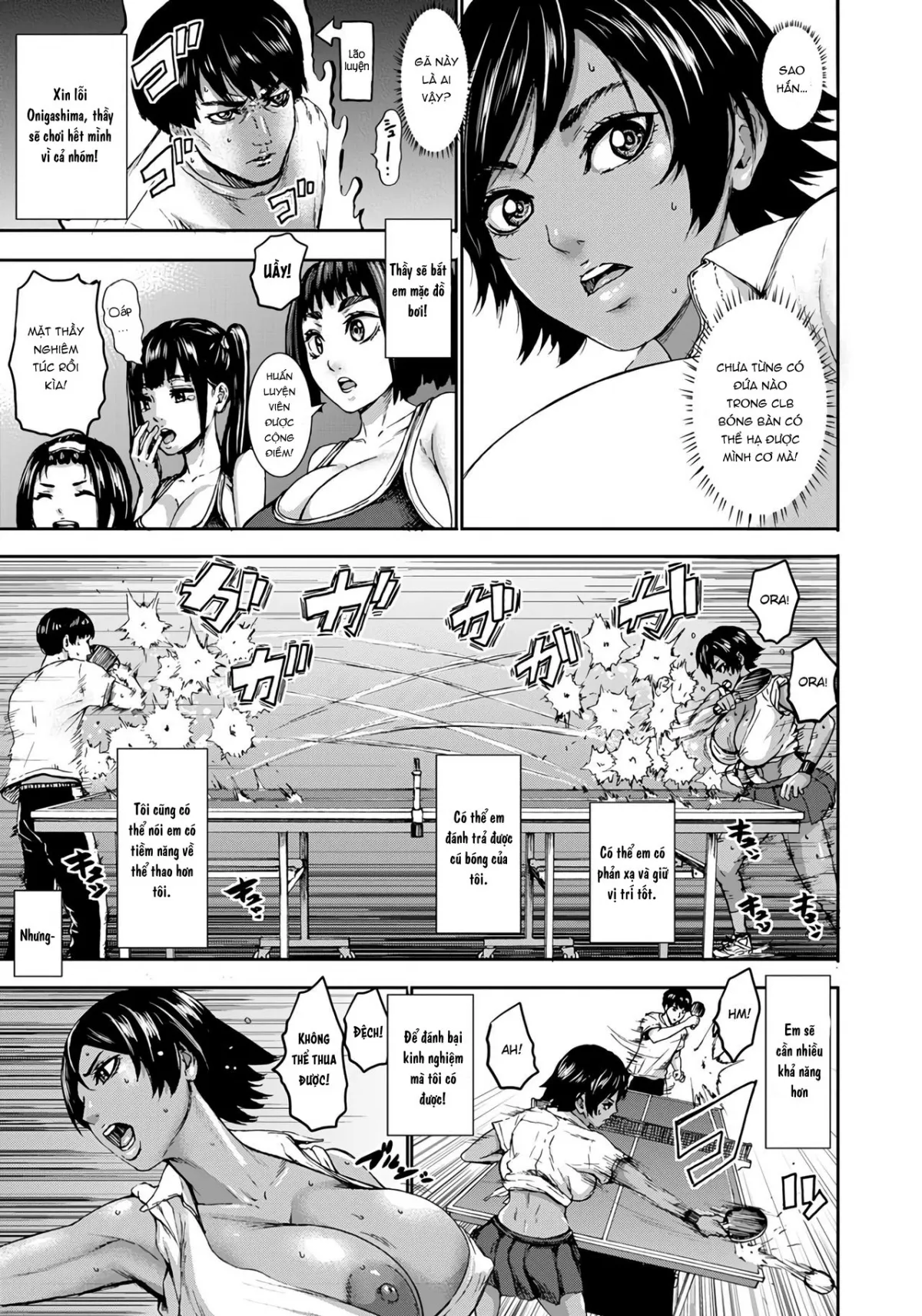HentaiVN.net - Ảnh 7 - Học viện dành cho những nàng vếu bự [Chounyuu Gakuen; Academy For Huge Breasts] - Chap 2: Địt cô học sinh da rám nắng