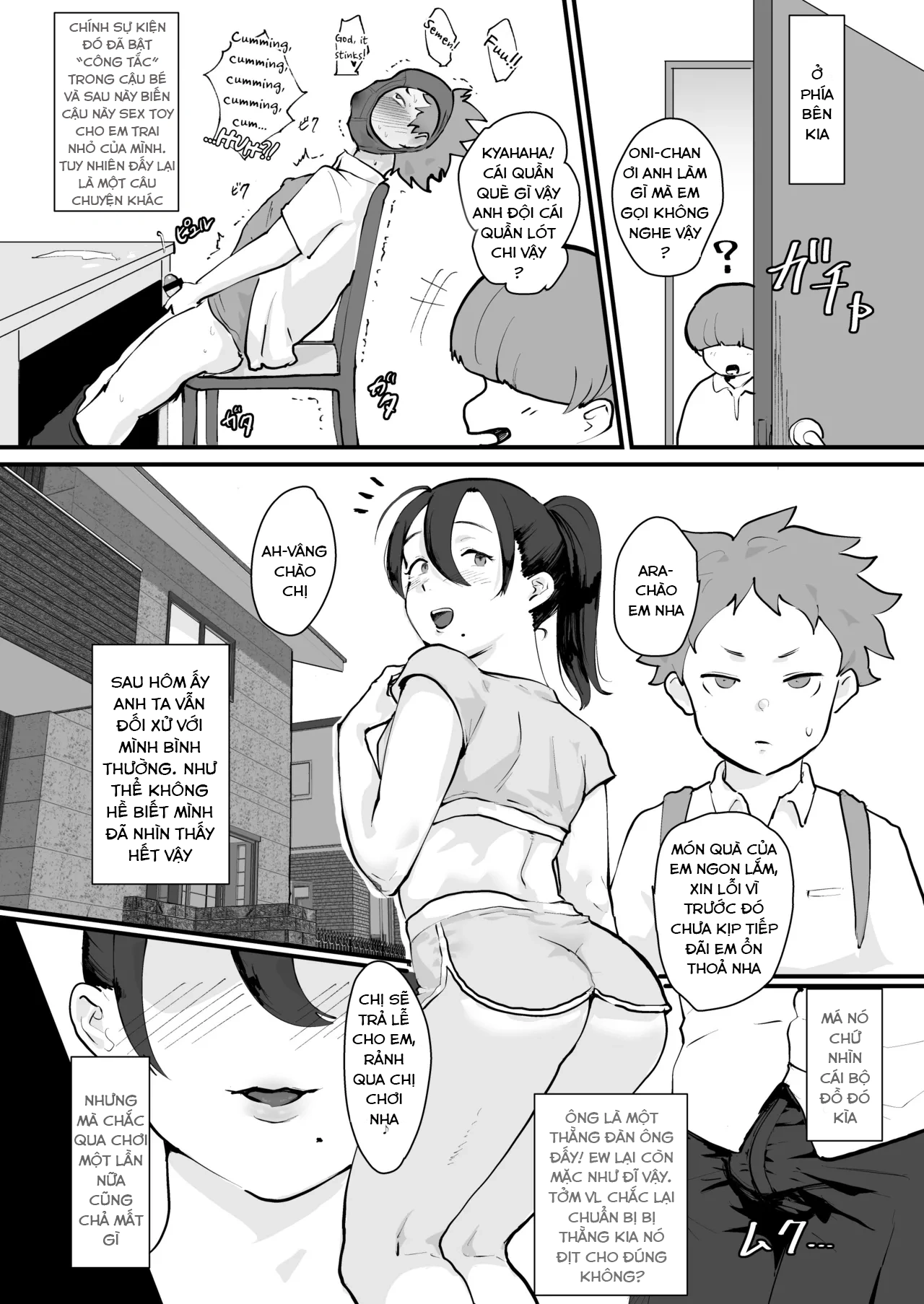 HentaiVN.net - Ảnh 23 - Chị hàng xóm tôi thầm thích - One shot