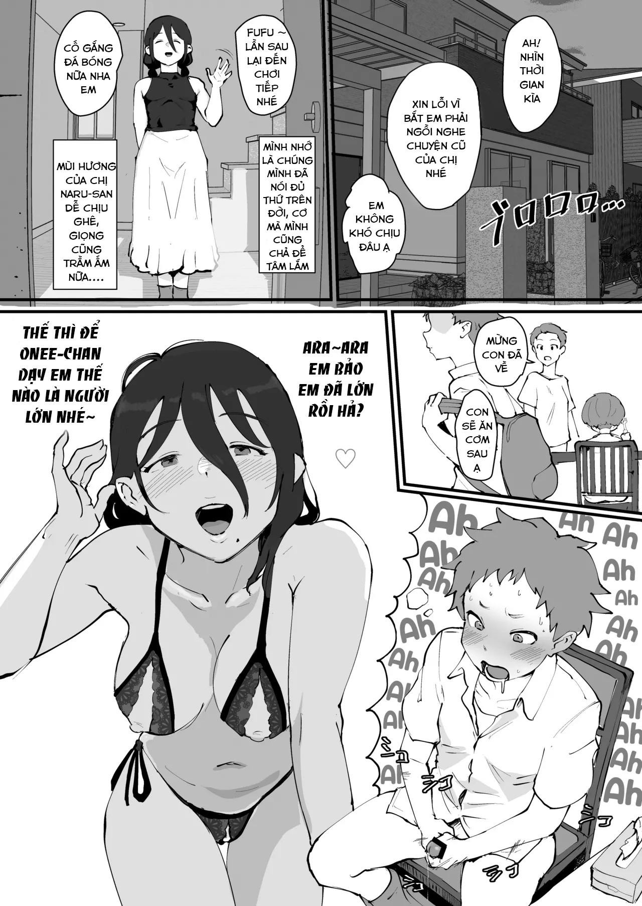 HentaiVN.net - Ảnh 7 - Chị hàng xóm tôi thầm thích - One shot