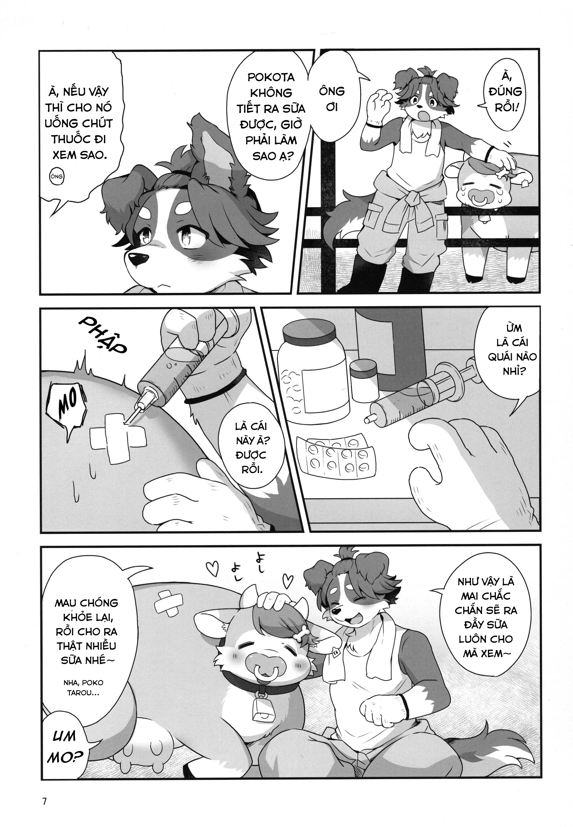 HentaiVN.net - Ảnh 9 - Đêm trên trang trại - Oneshot