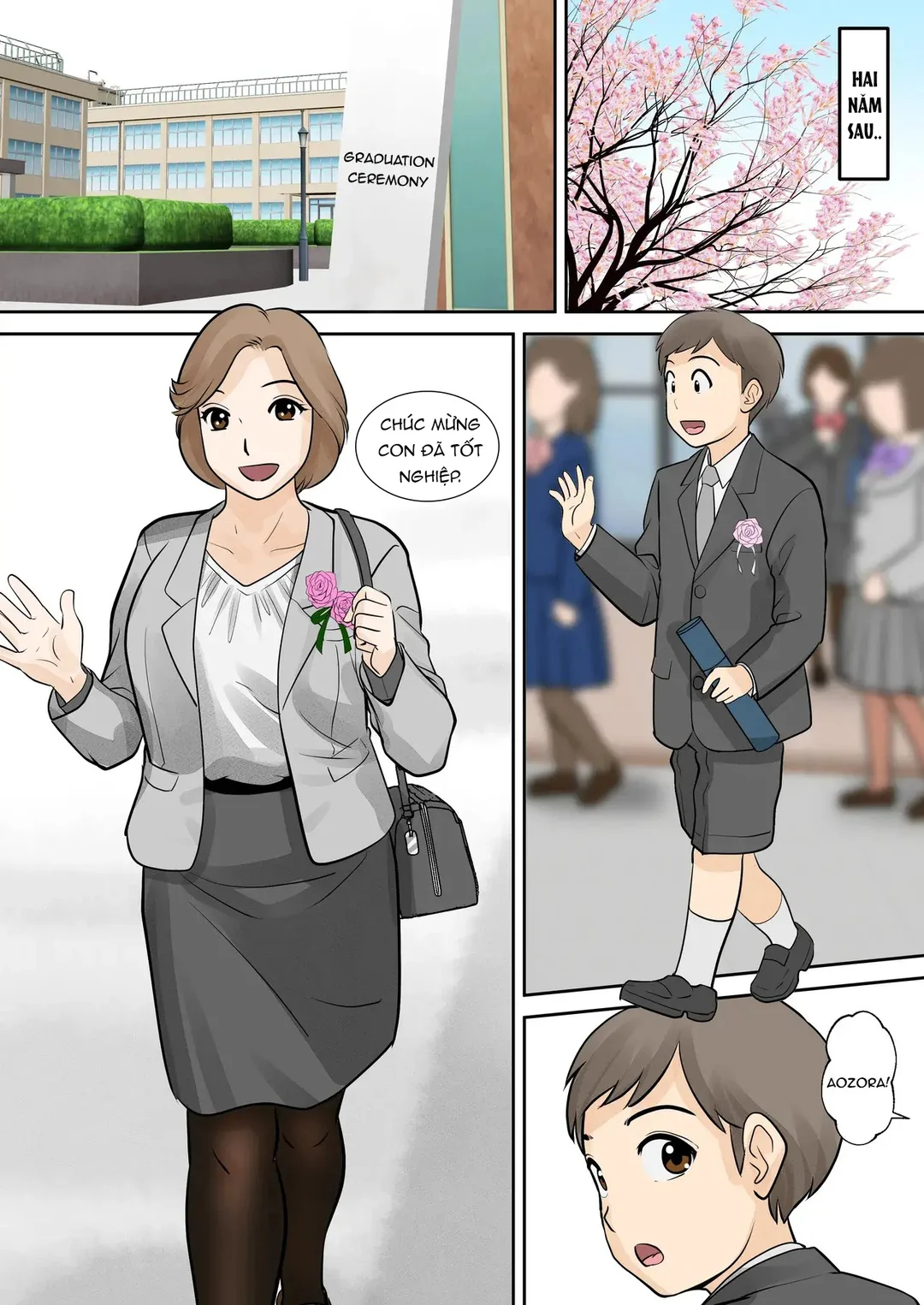 HentaiVN.net - Ảnh 13 - Mẹ con sống chung - Ch. 1 - Tình mẫu tử