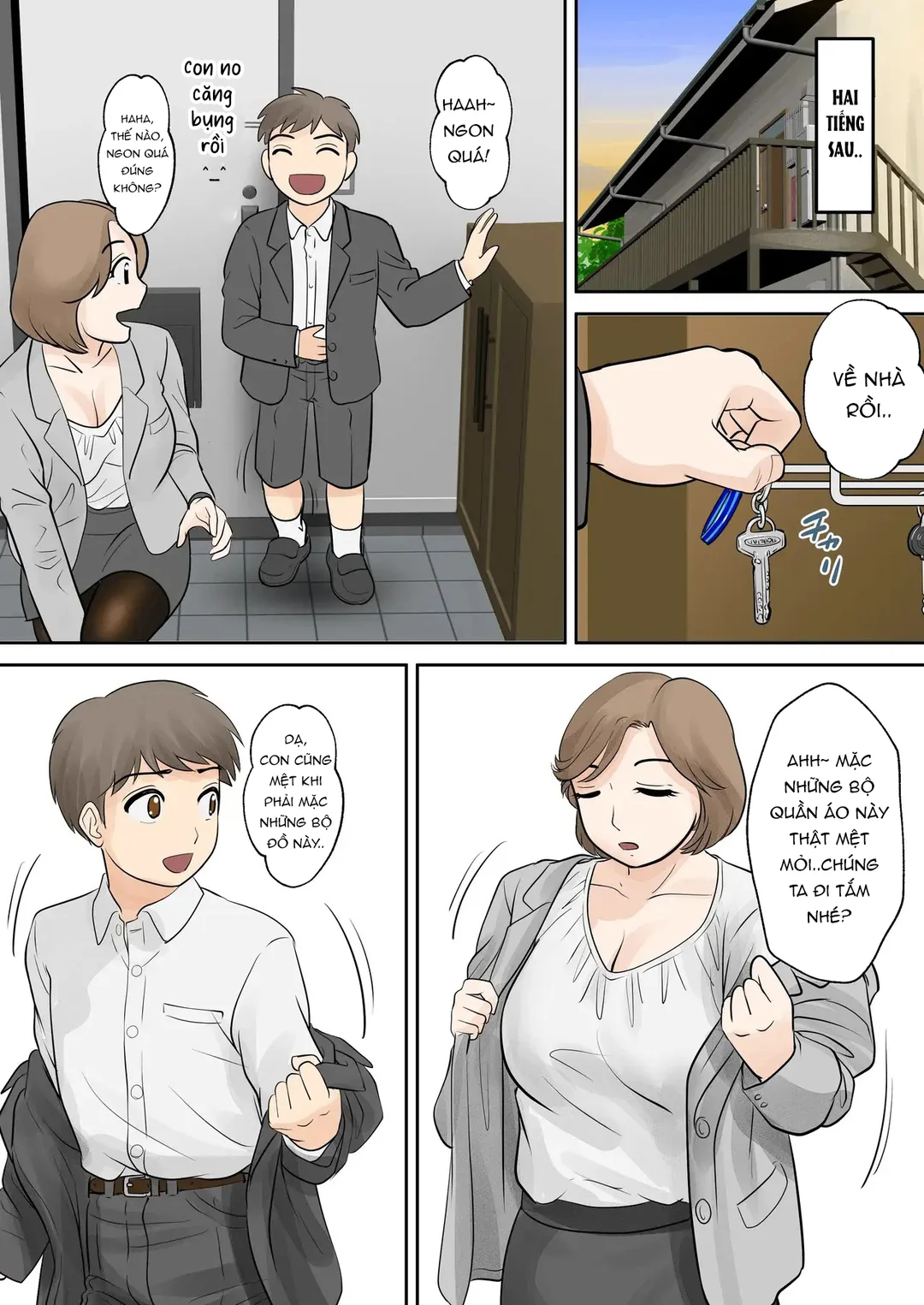 HentaiVN.net - Ảnh 15 - Mẹ con sống chung - Ch. 1 - Tình mẫu tử