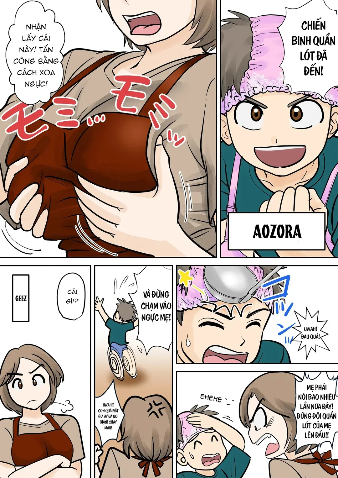 HentaiVN.net - Ảnh 4 - Mẹ con sống chung - Ch. 1 - Tình mẫu tử