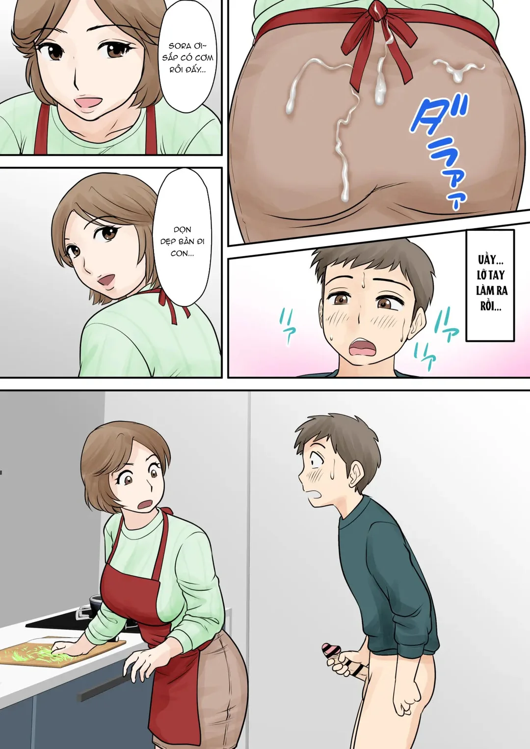 HentaiVN.net - Ảnh 12 - Mẹ con sống chung - Ch. 3 - Kháng cự