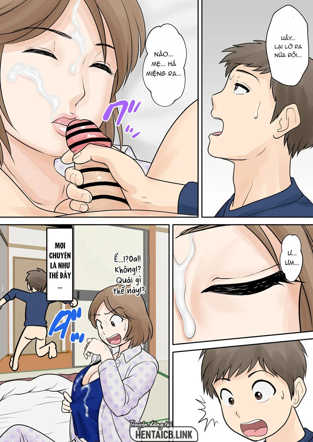 HentaiVN.net - Ảnh 17 - Mẹ con sống chung - Ch. 3 - Kháng cự