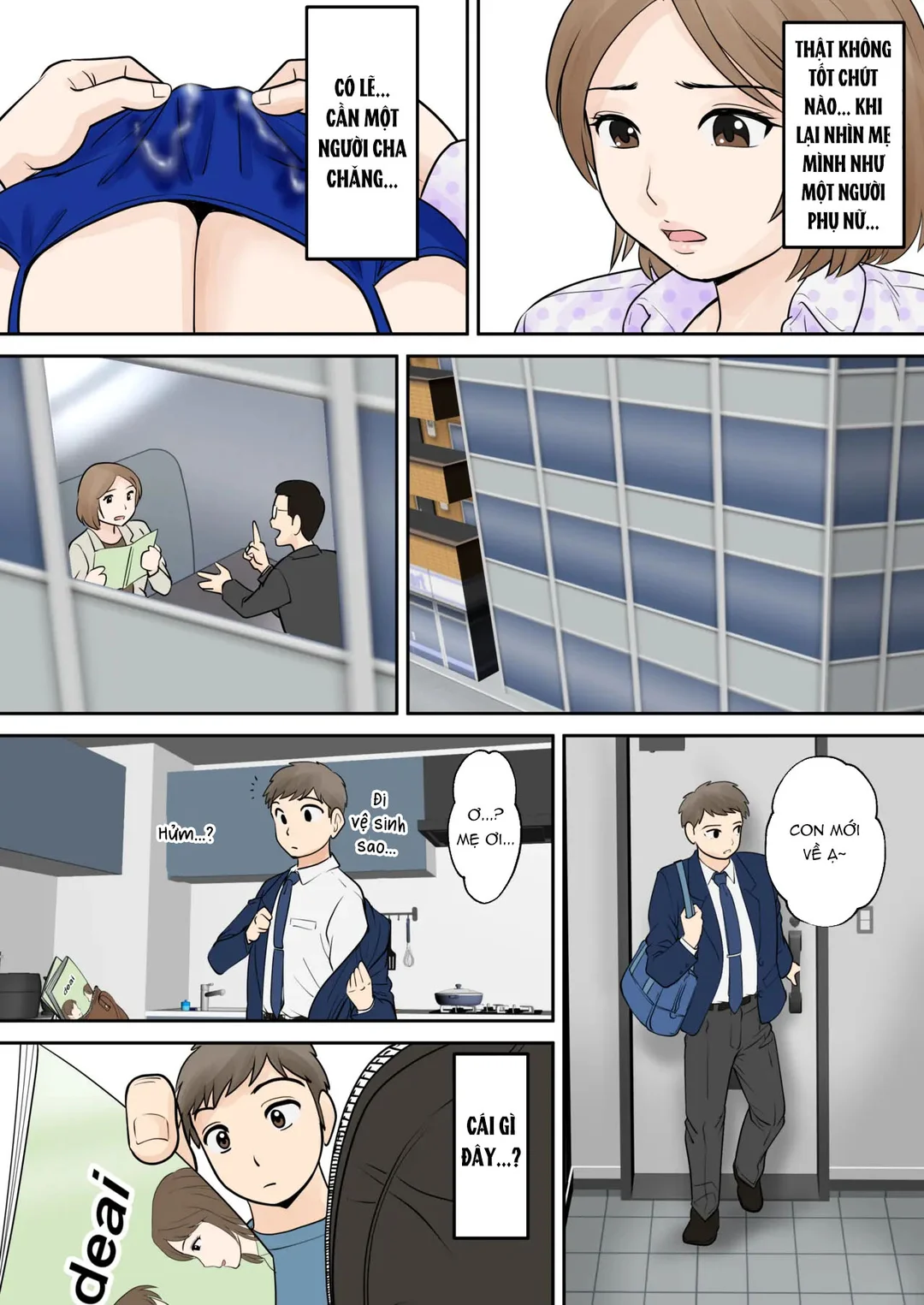 HentaiVN.net - Ảnh 18 - Mẹ con sống chung - Ch. 3 - Kháng cự