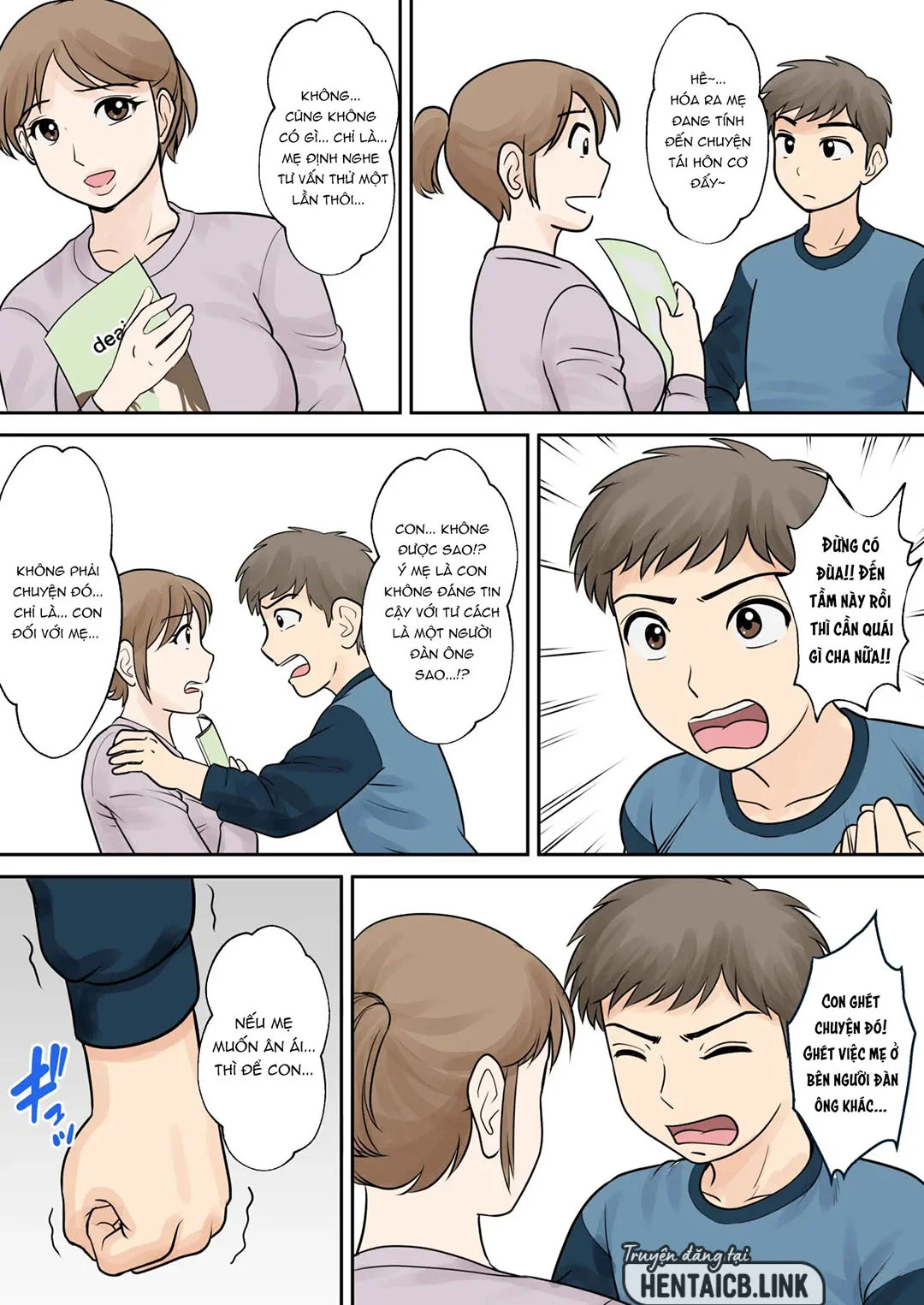 HentaiVN.net - Ảnh 20 - Mẹ con sống chung - Ch. 3 - Kháng cự
