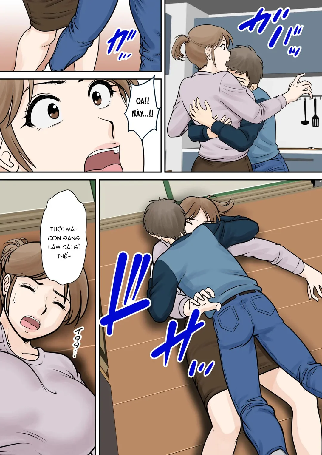 HentaiVN.net - Ảnh 21 - Mẹ con sống chung - Ch. 3 - Kháng cự