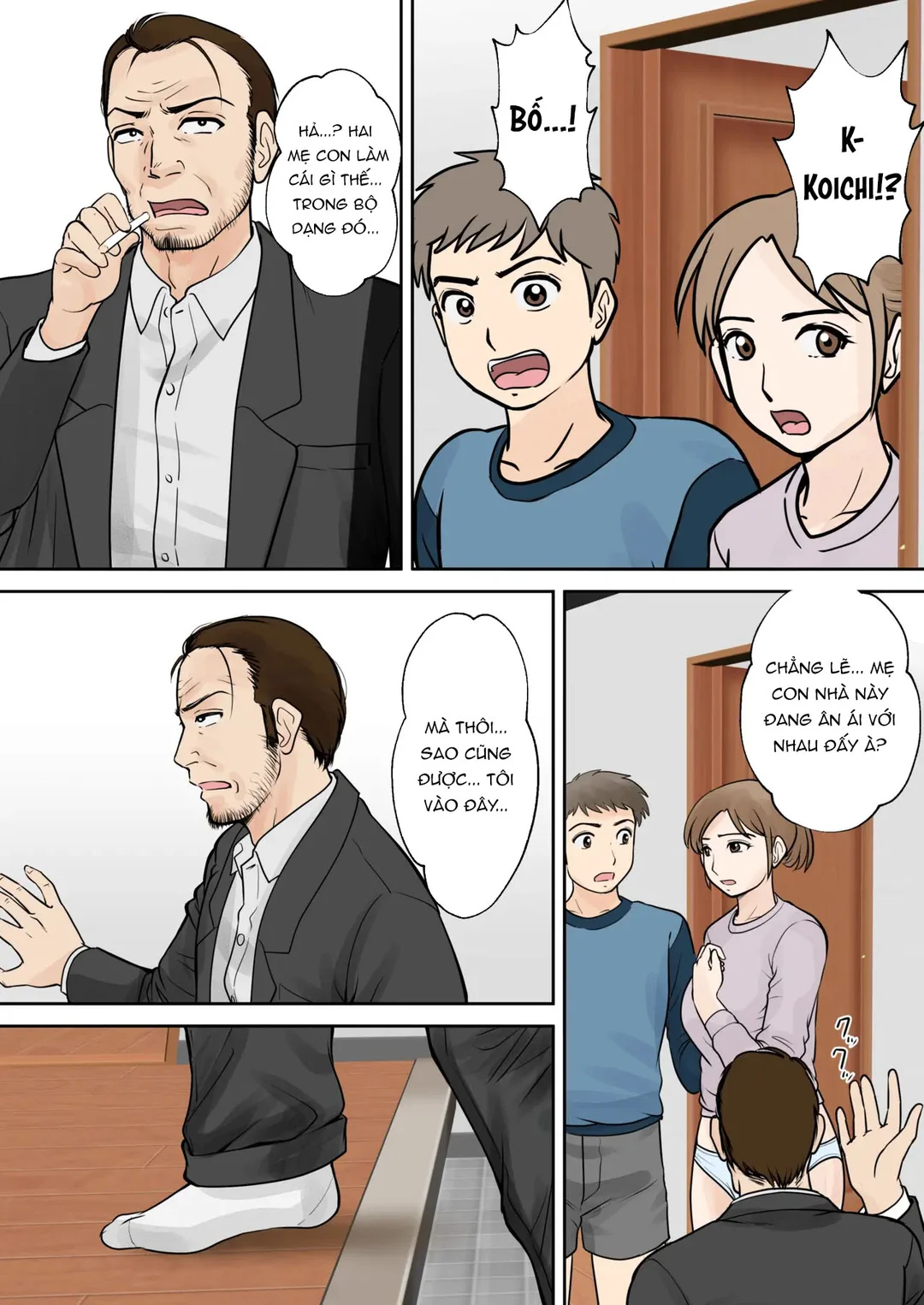 HentaiVN.net - Ảnh 36 - Mẹ con sống chung - Ch. 3 - Kháng cự