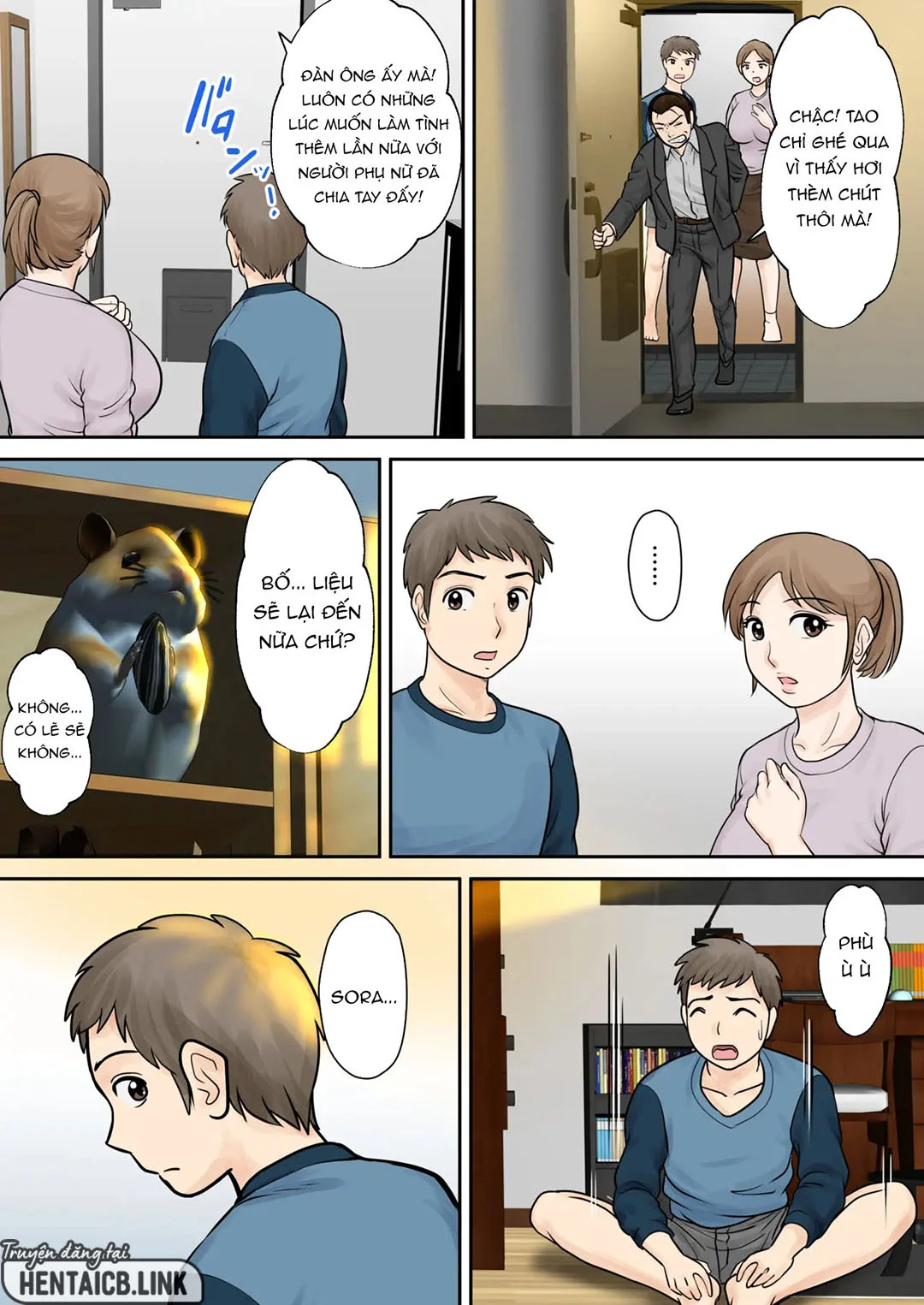 HentaiVN.net - Ảnh 44 - Mẹ con sống chung - Ch. 3 - Kháng cự