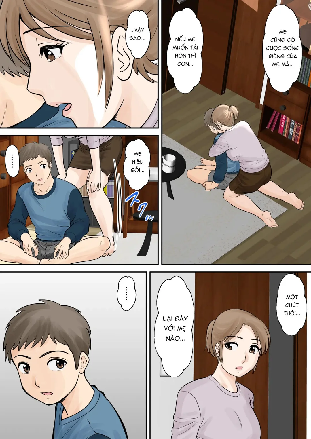 HentaiVN.net - Ảnh 46 - Mẹ con sống chung - Ch. 3 - Kháng cự