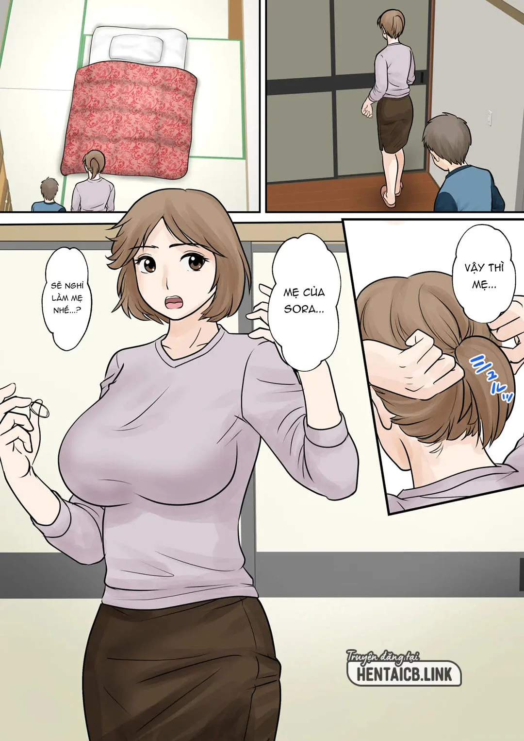 HentaiVN.net - Ảnh 47 - Mẹ con sống chung - Ch. 3 - Kháng cự