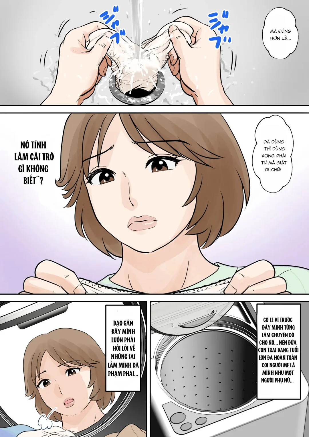 HentaiVN.net - Ảnh 6 - Mẹ con sống chung - Ch. 3 - Kháng cự