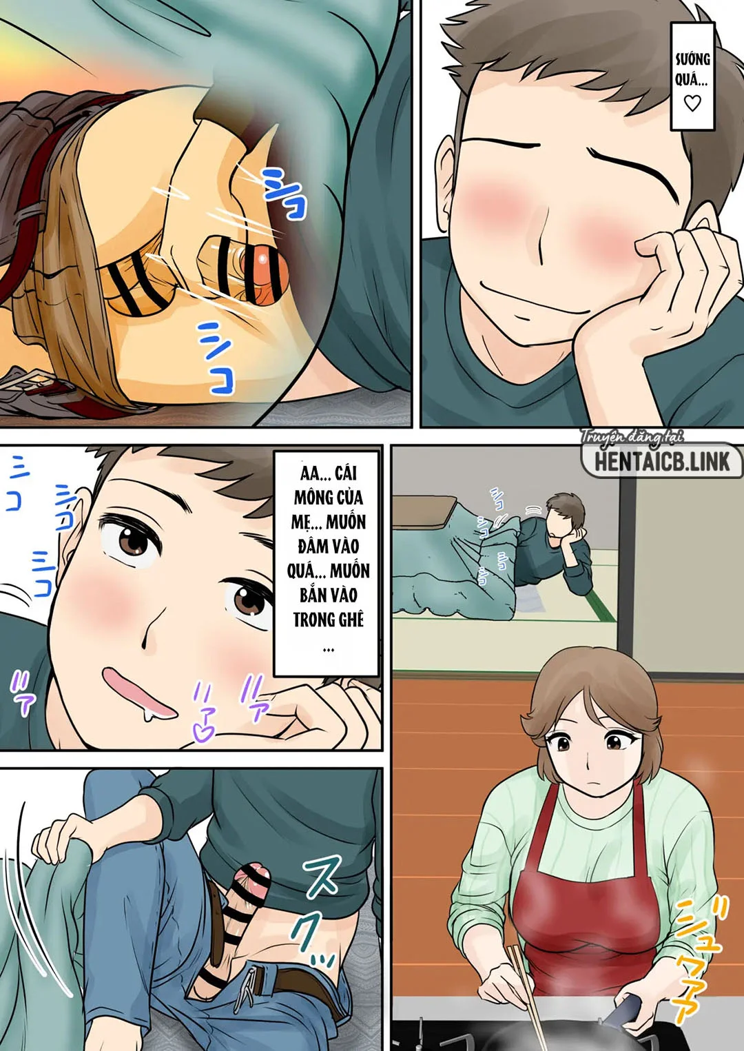 HentaiVN.net - Ảnh 8 - Mẹ con sống chung - Ch. 3 - Kháng cự