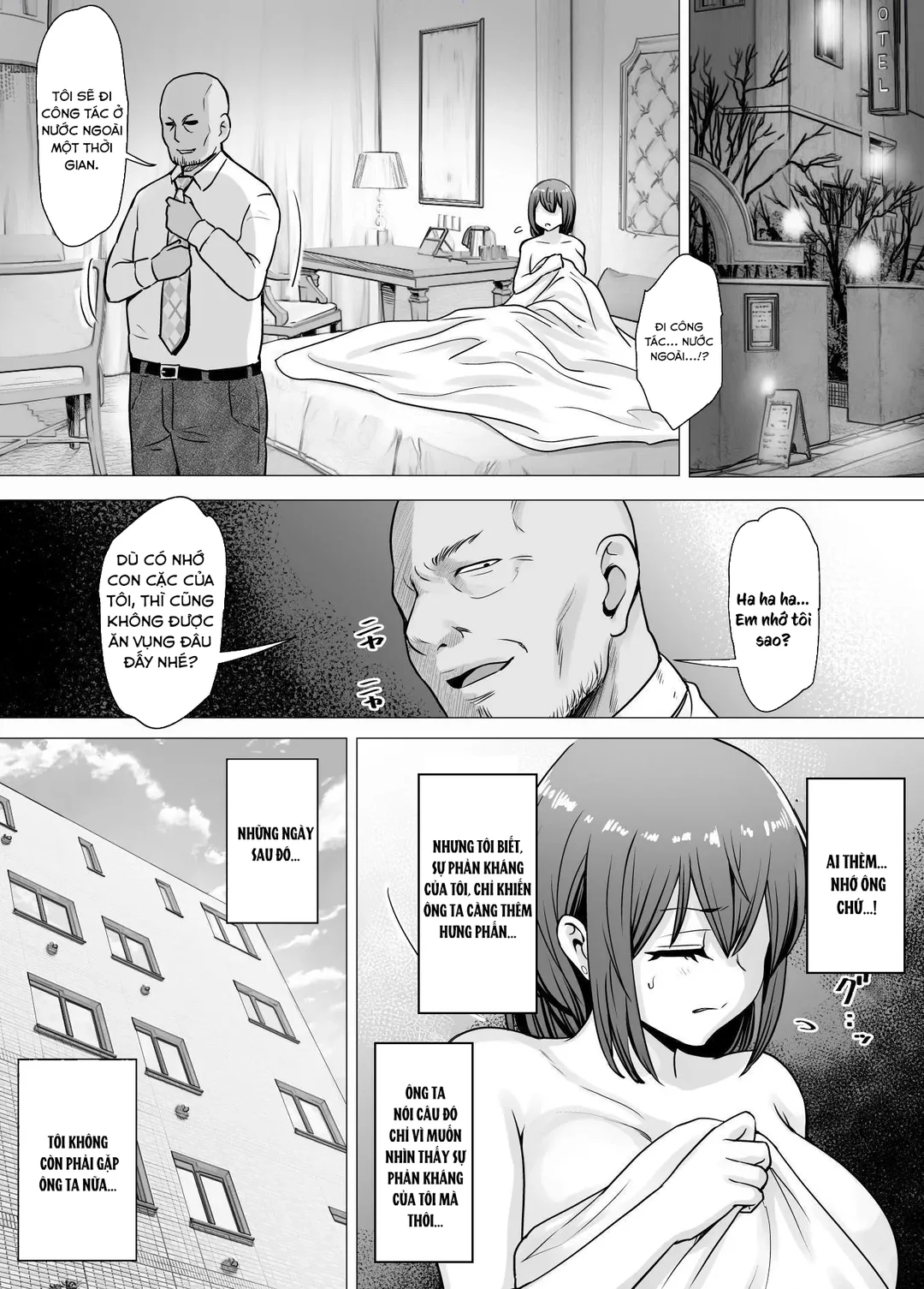 HentaiVN.net - Ảnh 31 - Vợ tôi rơi vào tay chủ tịch tham lam - Ch. 1