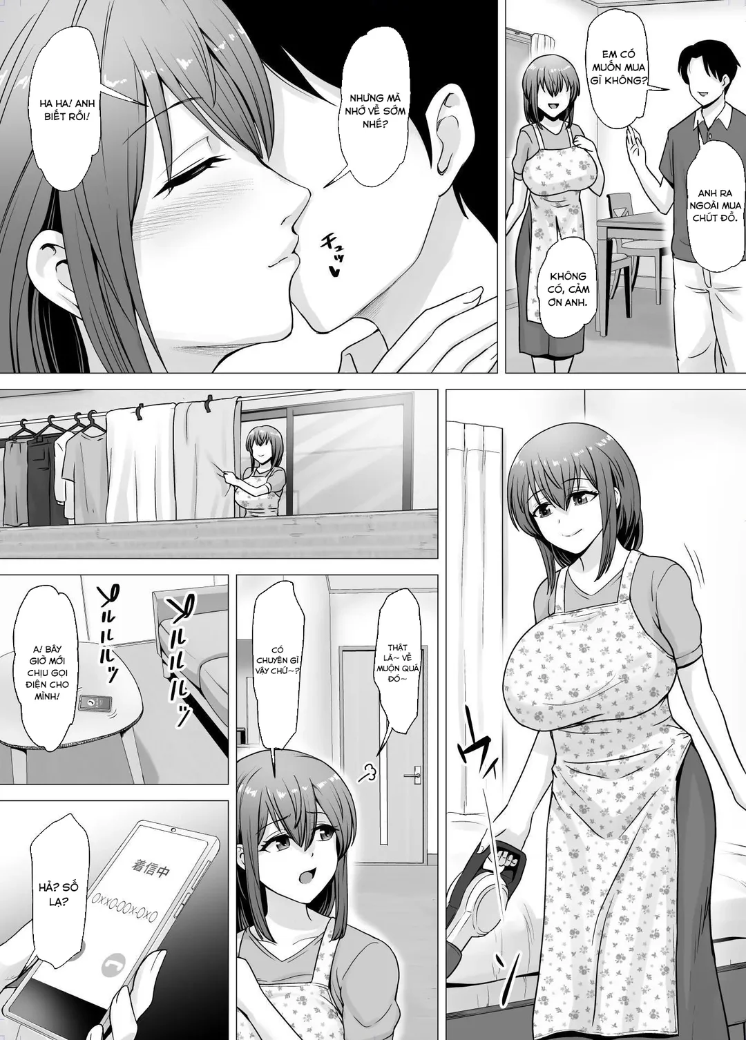 HentaiVN.net - Ảnh 5 - Vợ tôi rơi vào tay chủ tịch tham lam - Ch. 1
