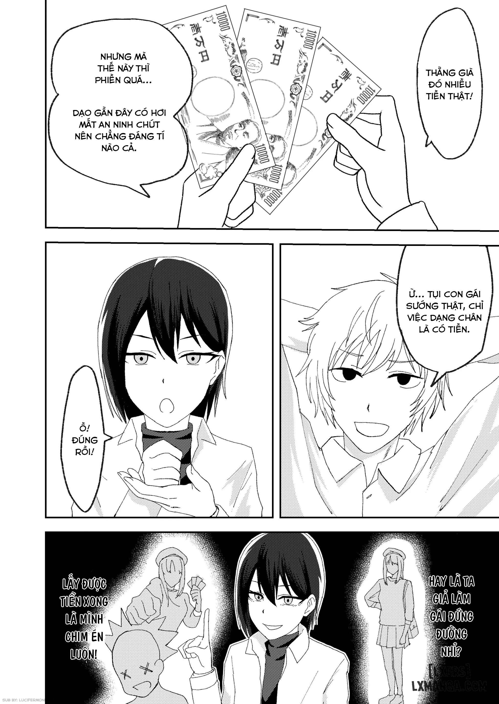 HentaiVN.net - Ảnh 5 - Katsuage ni Akita kara P-katsu Sagi Shitemita! | I Got Bored of Extorting People, So I Tried Sugar Daddy Scamming! + Bonus - Phần 1