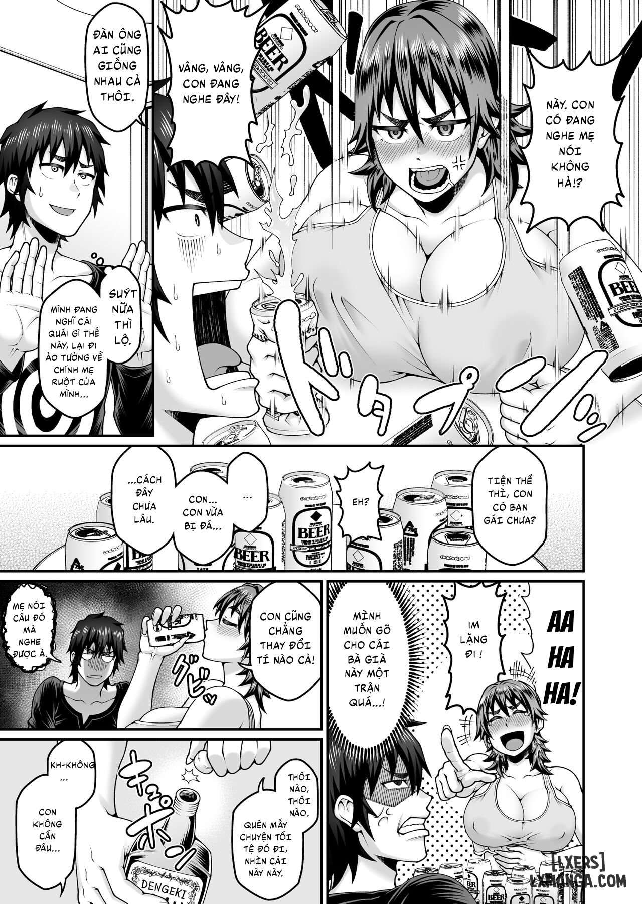 HentaiVN.net - Ảnh 7 - Ore no Kaa-san wa Muboubi de Erosugiru - Oneshot