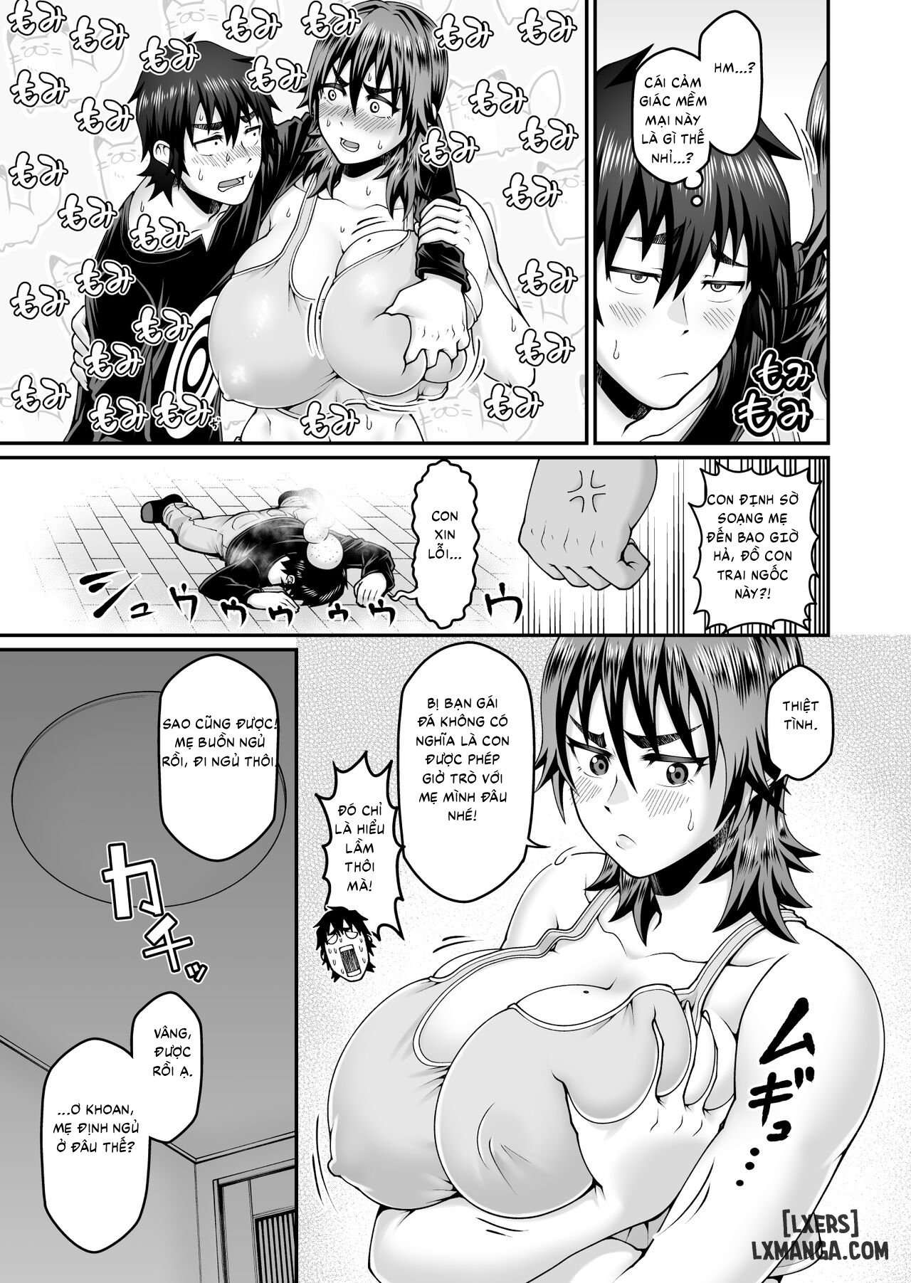 HentaiVN.net - Ảnh 9 - Ore no Kaa-san wa Muboubi de Erosugiru - Oneshot (update xóa 1 trang thừa)