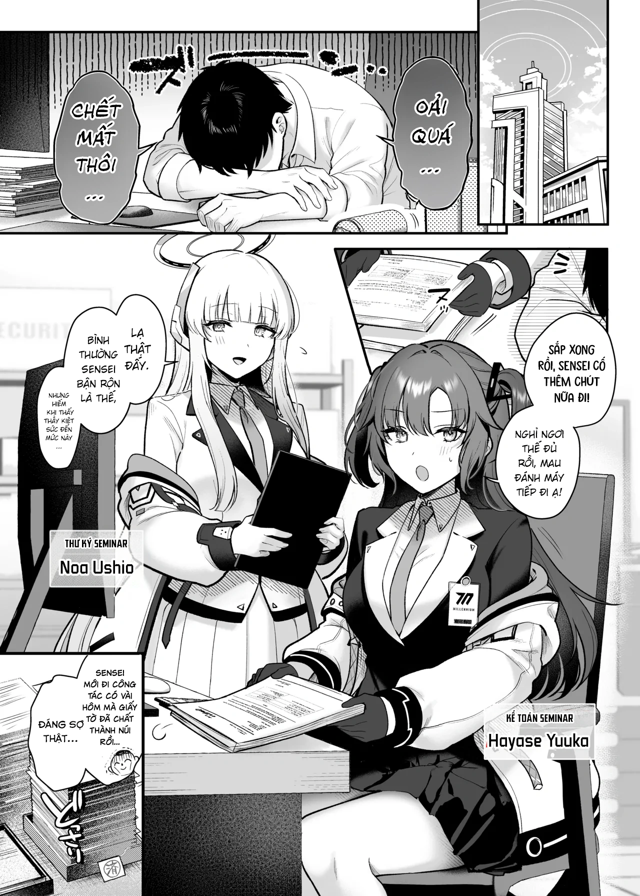 HentaiVN.net - Ảnh 3 - Chơi sâm hết mình cùng Yuuka và Noa! - One shot khô dái