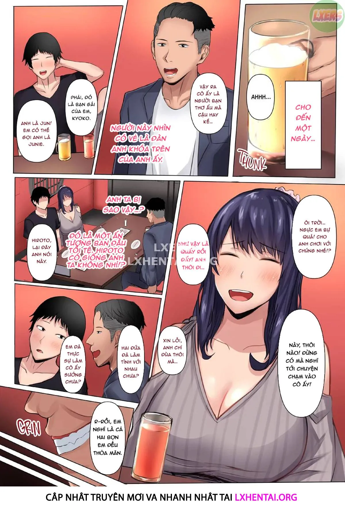 HentaiVN.net - Ảnh 15 - My Childhood Sweetheart Was Ensnared by an Upperclassman's Huge Cock - Oneshot