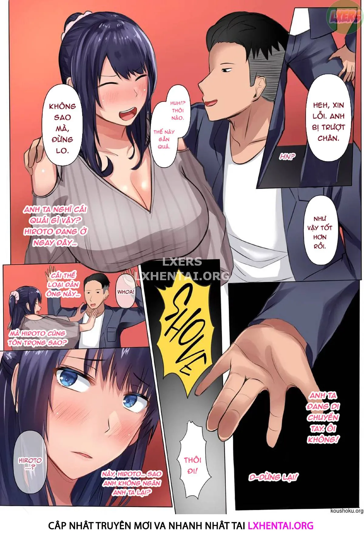 HentaiVN.net - Ảnh 17 - My Childhood Sweetheart Was Ensnared by an Upperclassman's Huge Cock - Oneshot