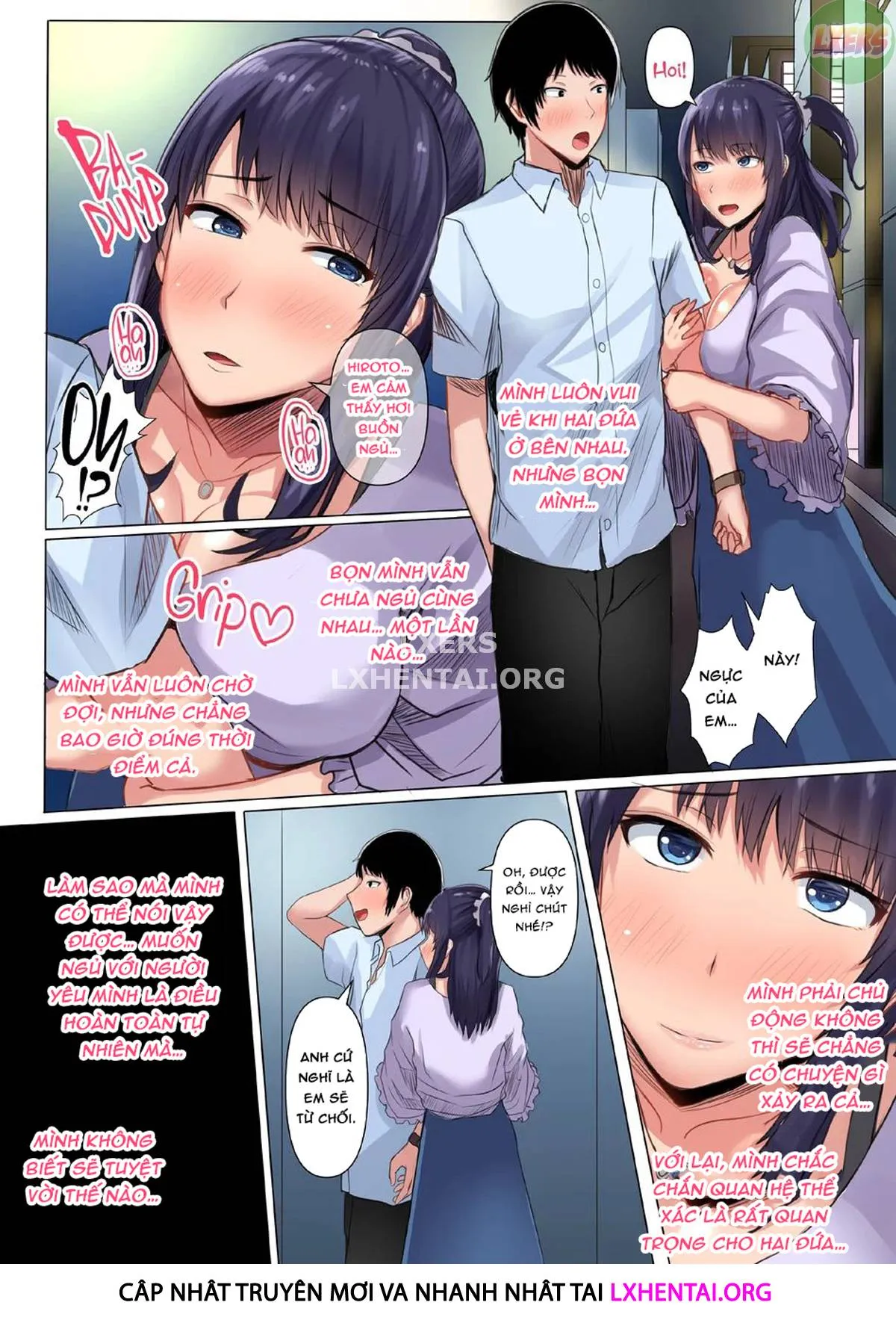 HentaiVN.net - Ảnh 8 - My Childhood Sweetheart Was Ensnared by an Upperclassman's Huge Cock - Chap 1