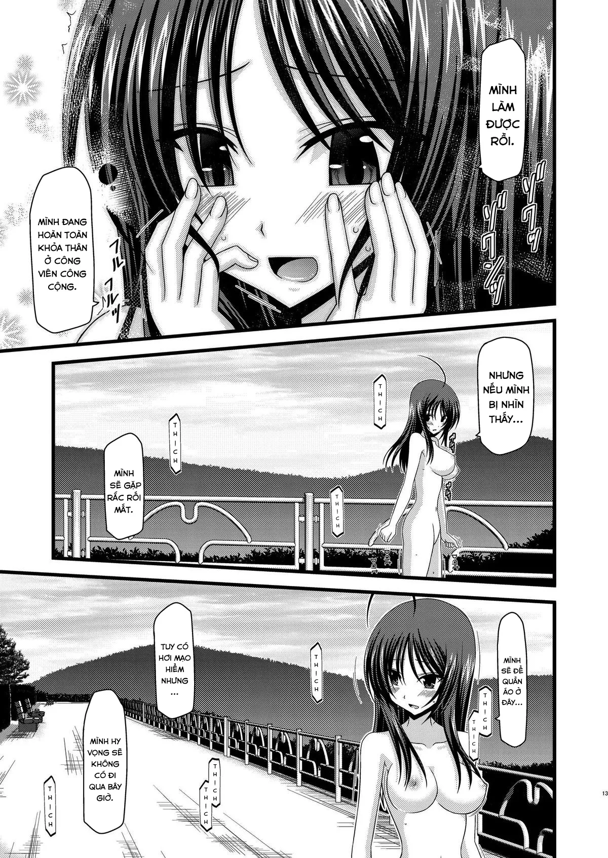 HentaiVN.net - Ảnh 13 - Nhật Ký Thiếu Nữ Khỏa Thân [Roshutsu Shoujo Nikki; Exhibitionist Girl Diary] - Chương 1