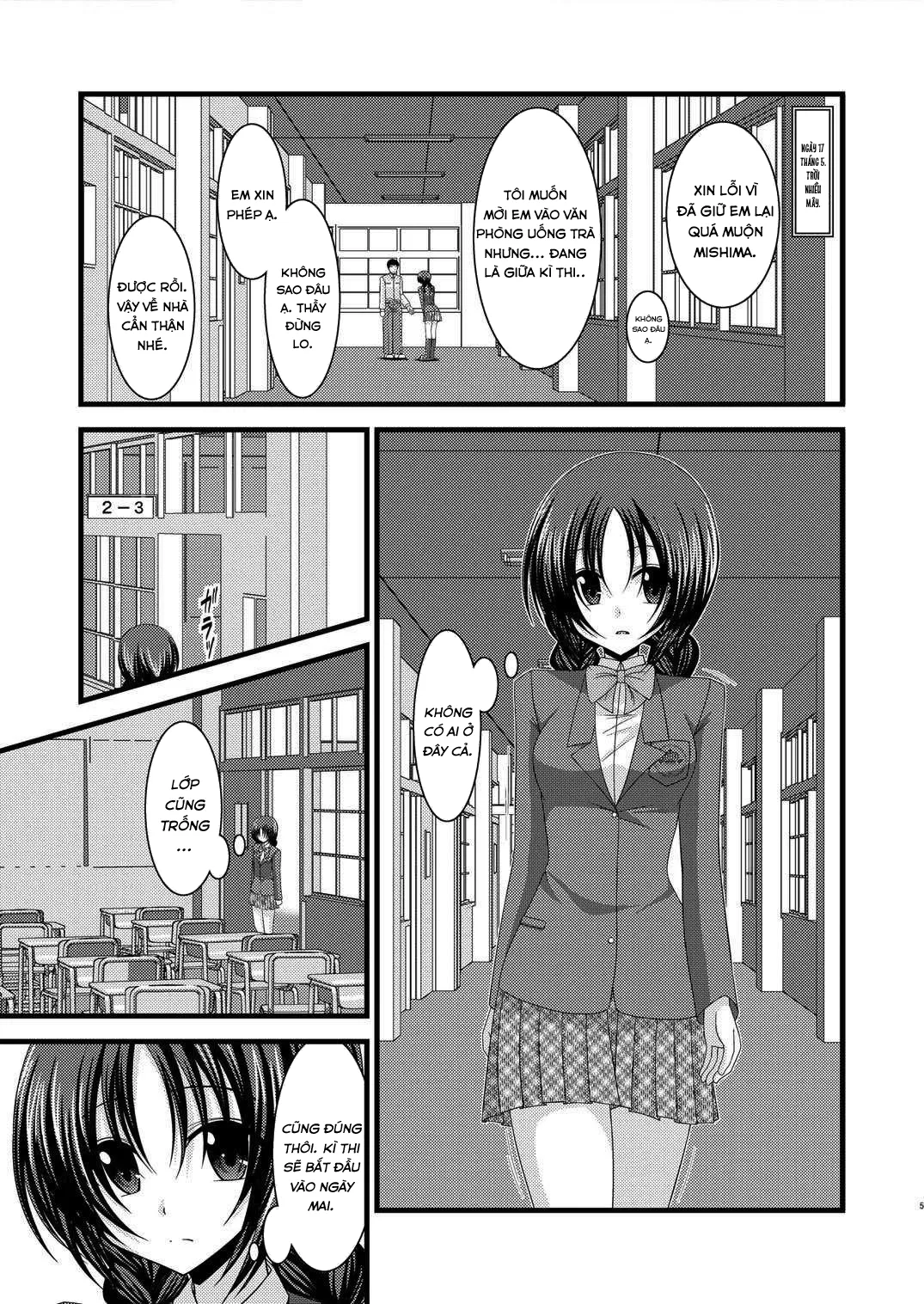 HentaiVN.net - Ảnh 4 - Nhật Ký Thiếu Nữ Khỏa Thân [Roshutsu Shoujo Nikki; Exhibitionist Girl Diary] - Chương 2