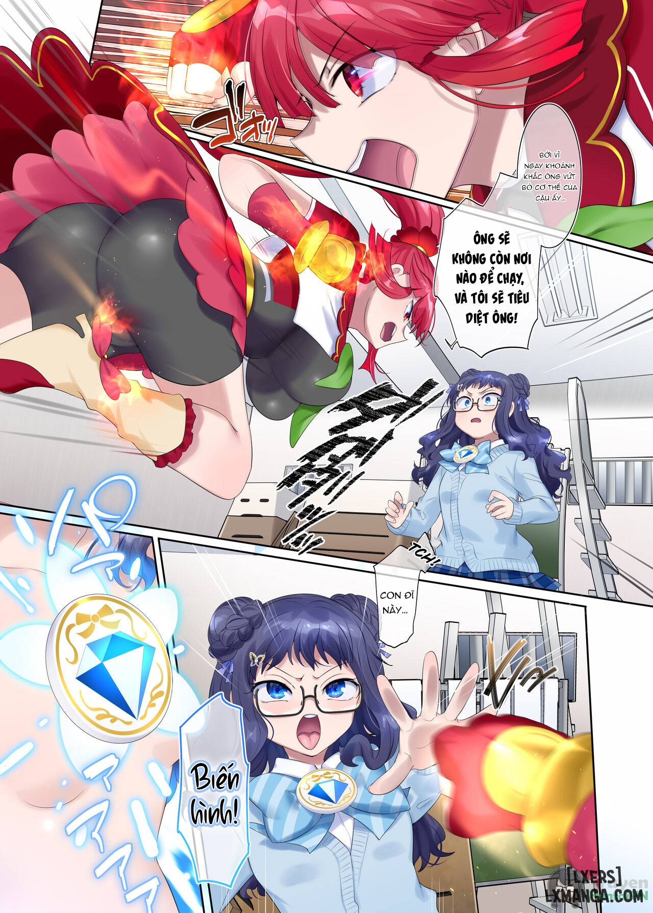 HentaiVN.net - Ảnh 28 - Mugen Seiki EX-Phantom season 2 ~Kokoro o Otosareru Hiiro no Mahou Shoujo~ - Oneshot