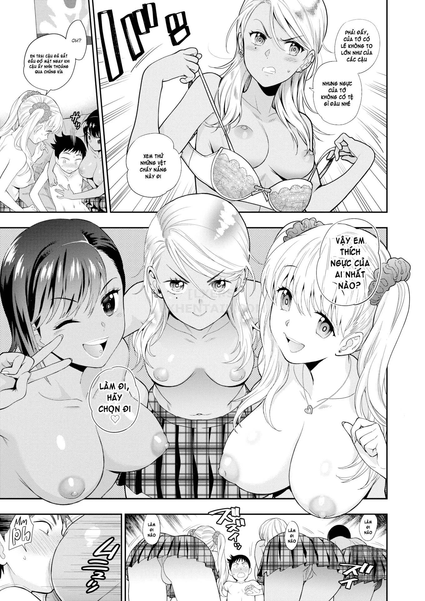 HentaiVN.net - Ảnh 14 - Doutei Otouto to Bitch Ane [The cherry boy with Bitch sister.] - Chap 1