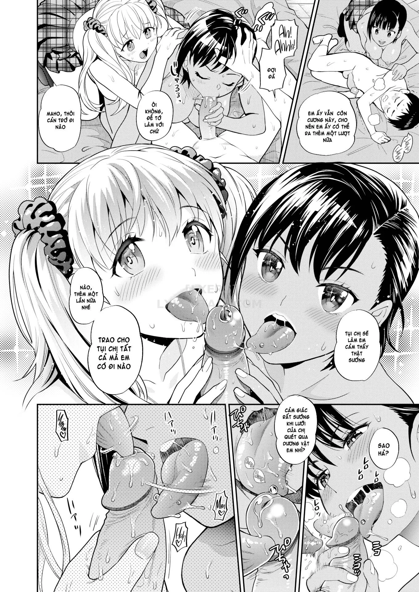 HentaiVN.net - Ảnh 20 - Doutei Otouto to Bitch Ane [The cherry boy with Bitch sister.] - Chap 1