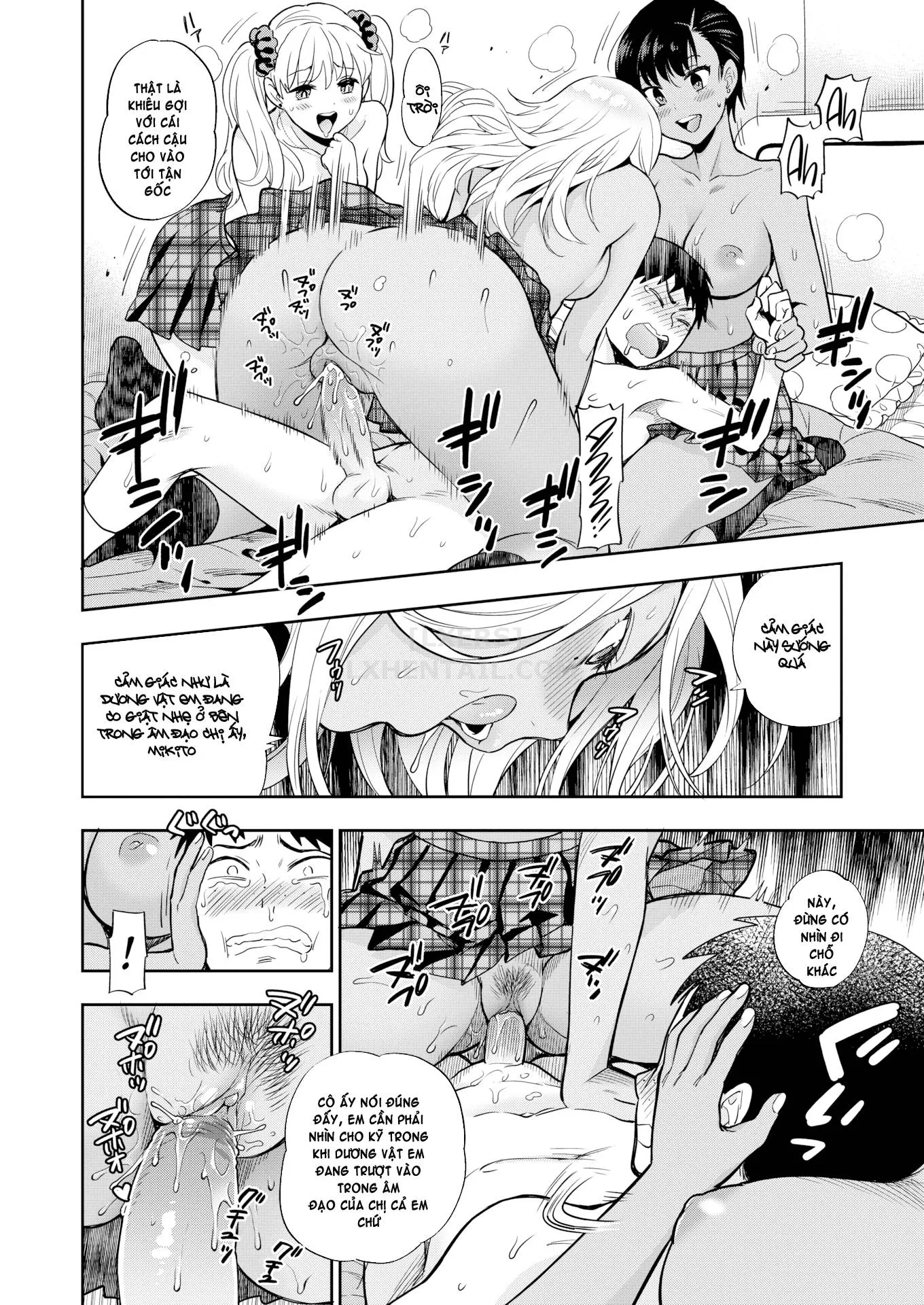 HentaiVN.net - Ảnh 24 - Doutei Otouto to Bitch Ane [The cherry boy with Bitch sister.] - Chap 1