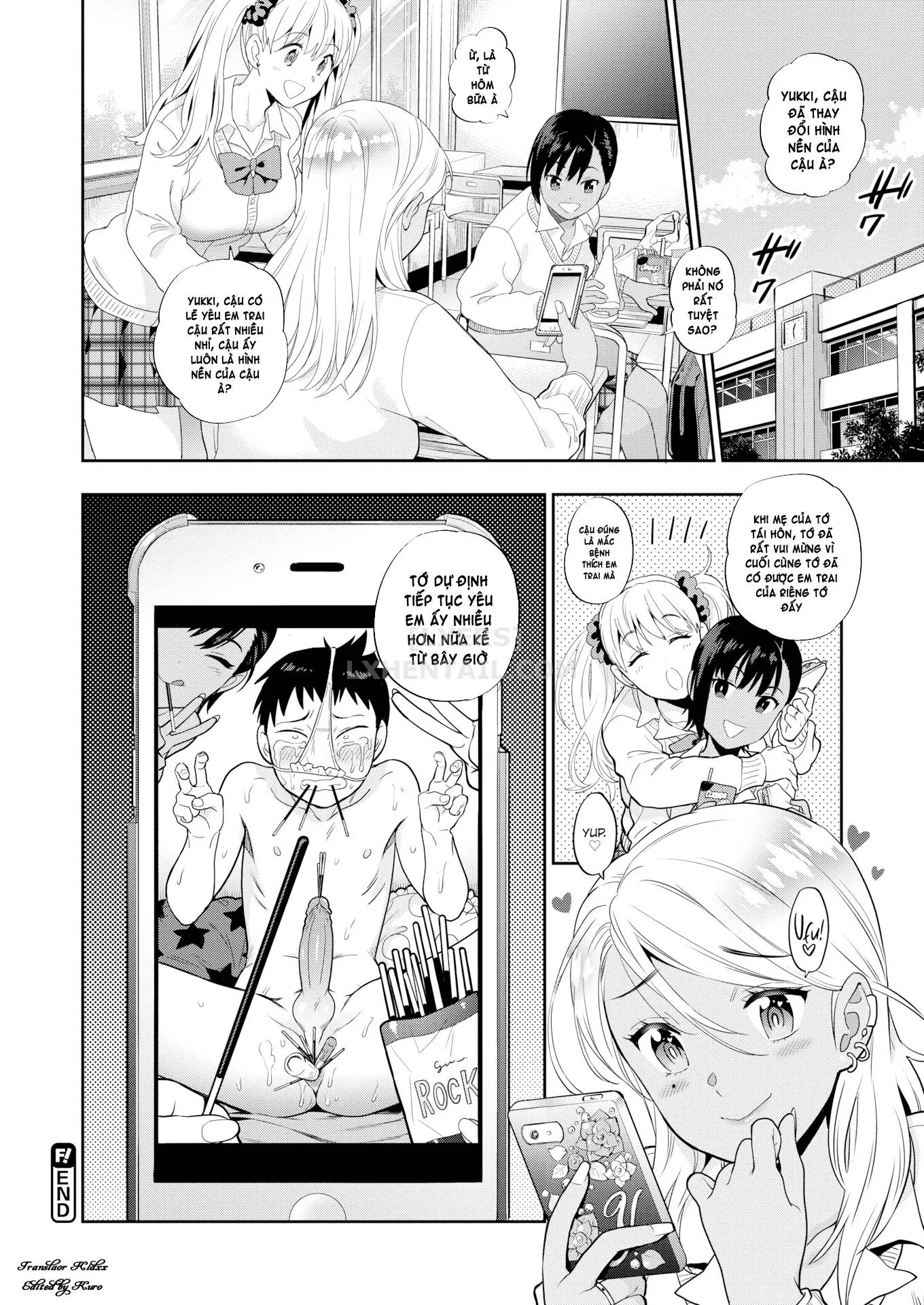 HentaiVN.net - Ảnh 30 - Doutei Otouto to Bitch Ane [The cherry boy with Bitch sister.] - Chap 1