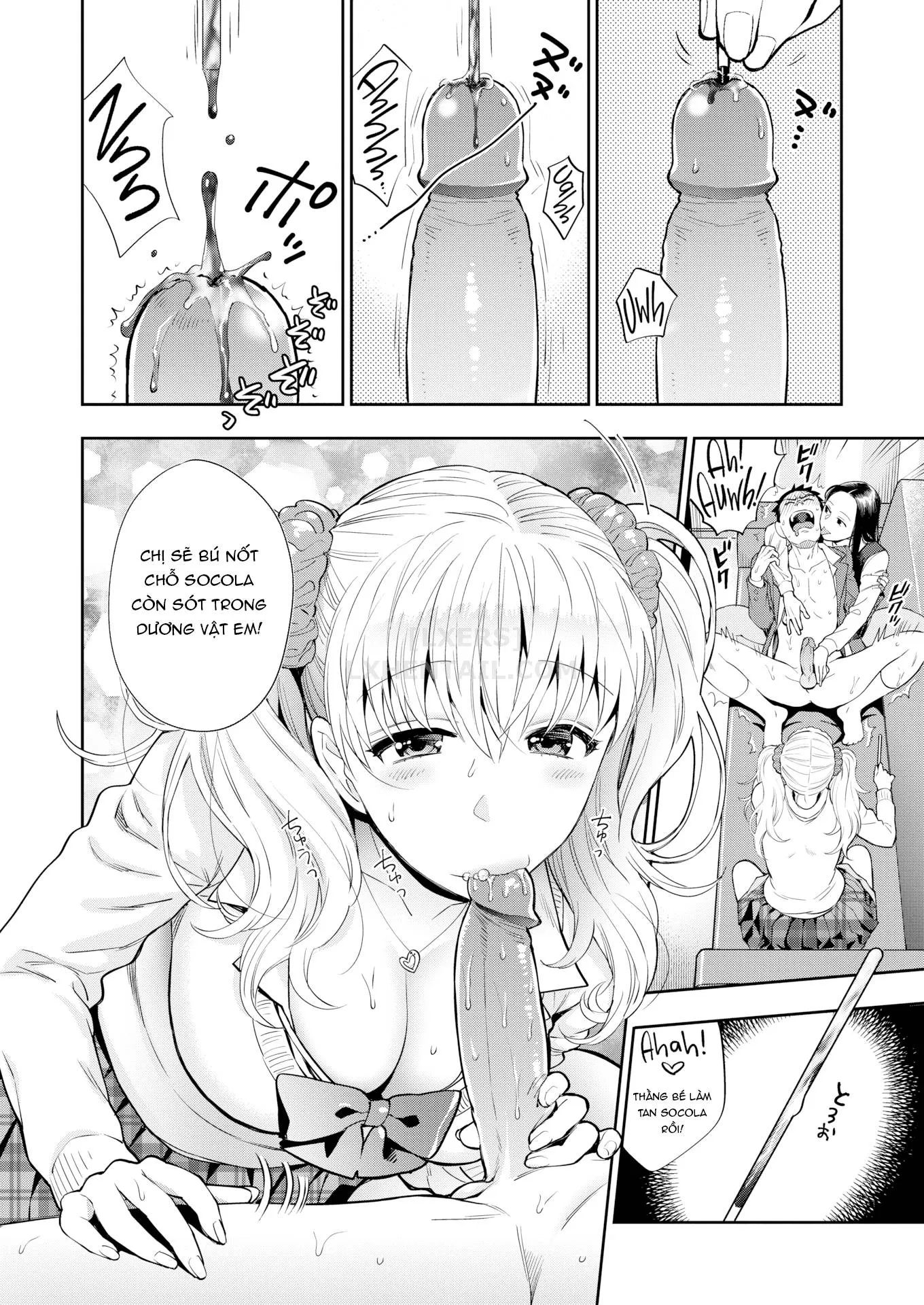 HentaiVN.net - Ảnh 17 - Doutei Otouto to Bitch Ane [The cherry boy with Bitch sister.] - Chap 3