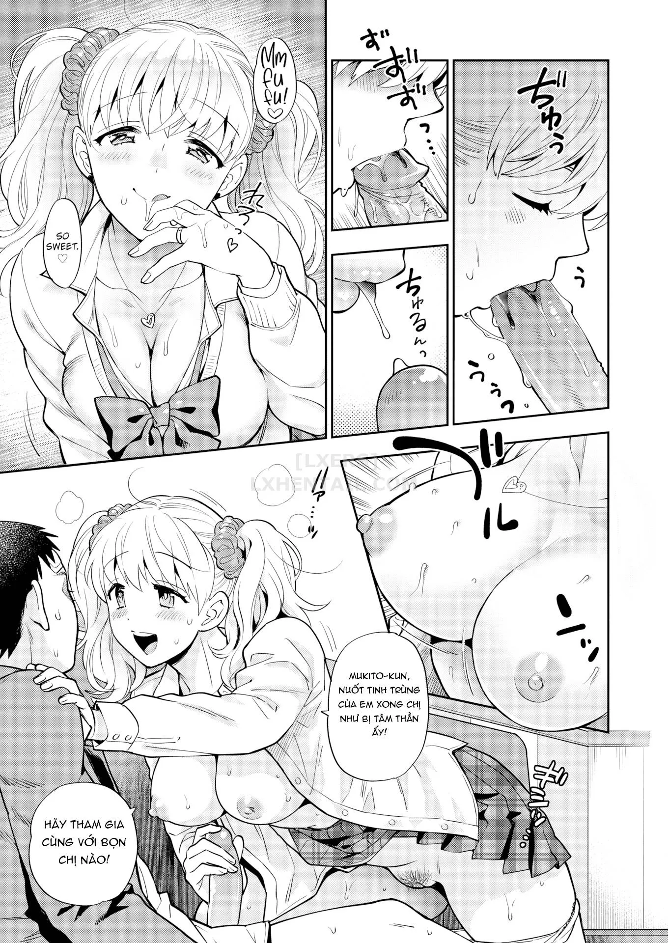 HentaiVN.net - Ảnh 18 - Doutei Otouto to Bitch Ane [The cherry boy with Bitch sister.] - Chap 3