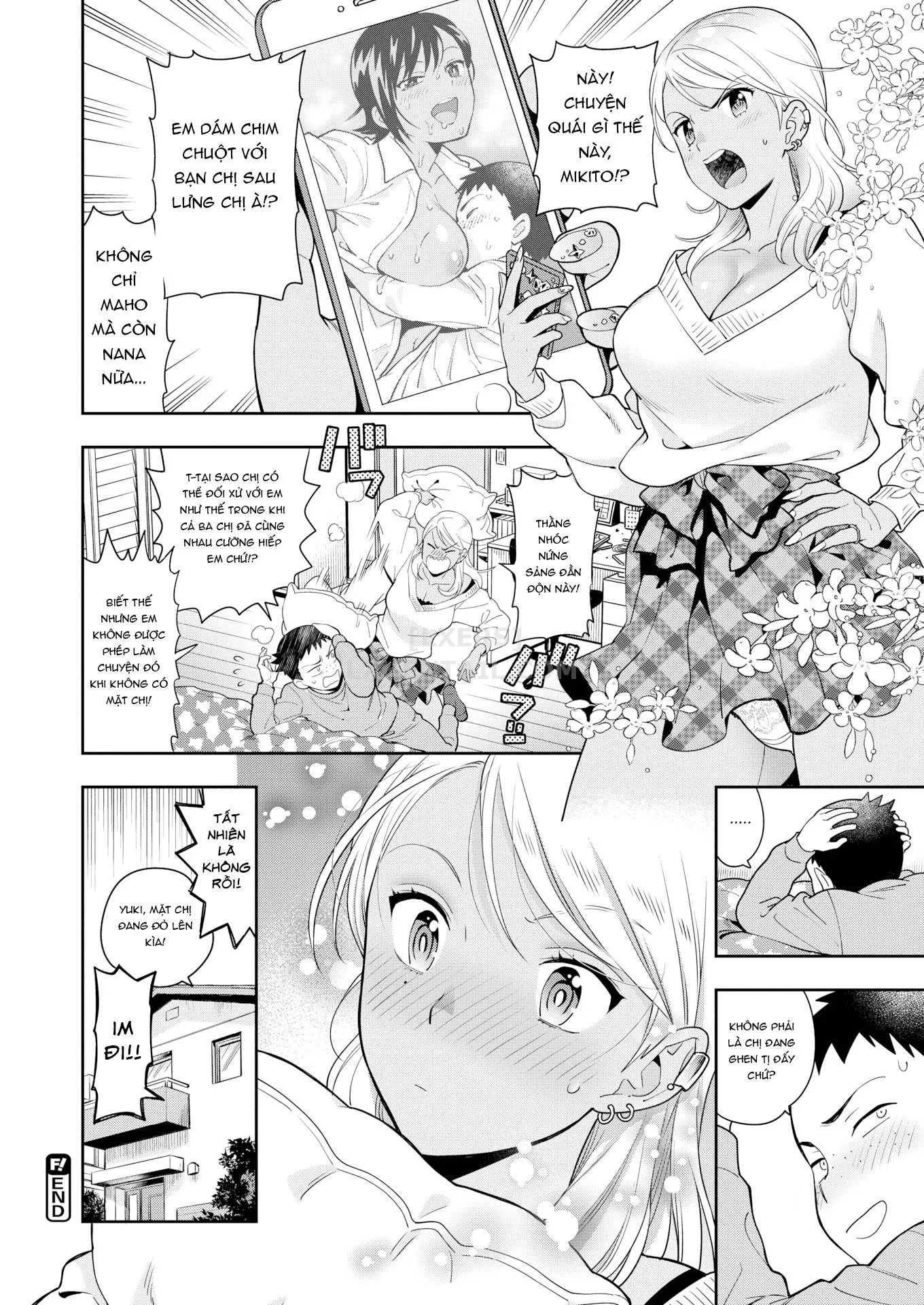 HentaiVN.net - Ảnh 19 - Doutei Otouto to Bitch Ane [The cherry boy with Bitch sister.] - Chap 4