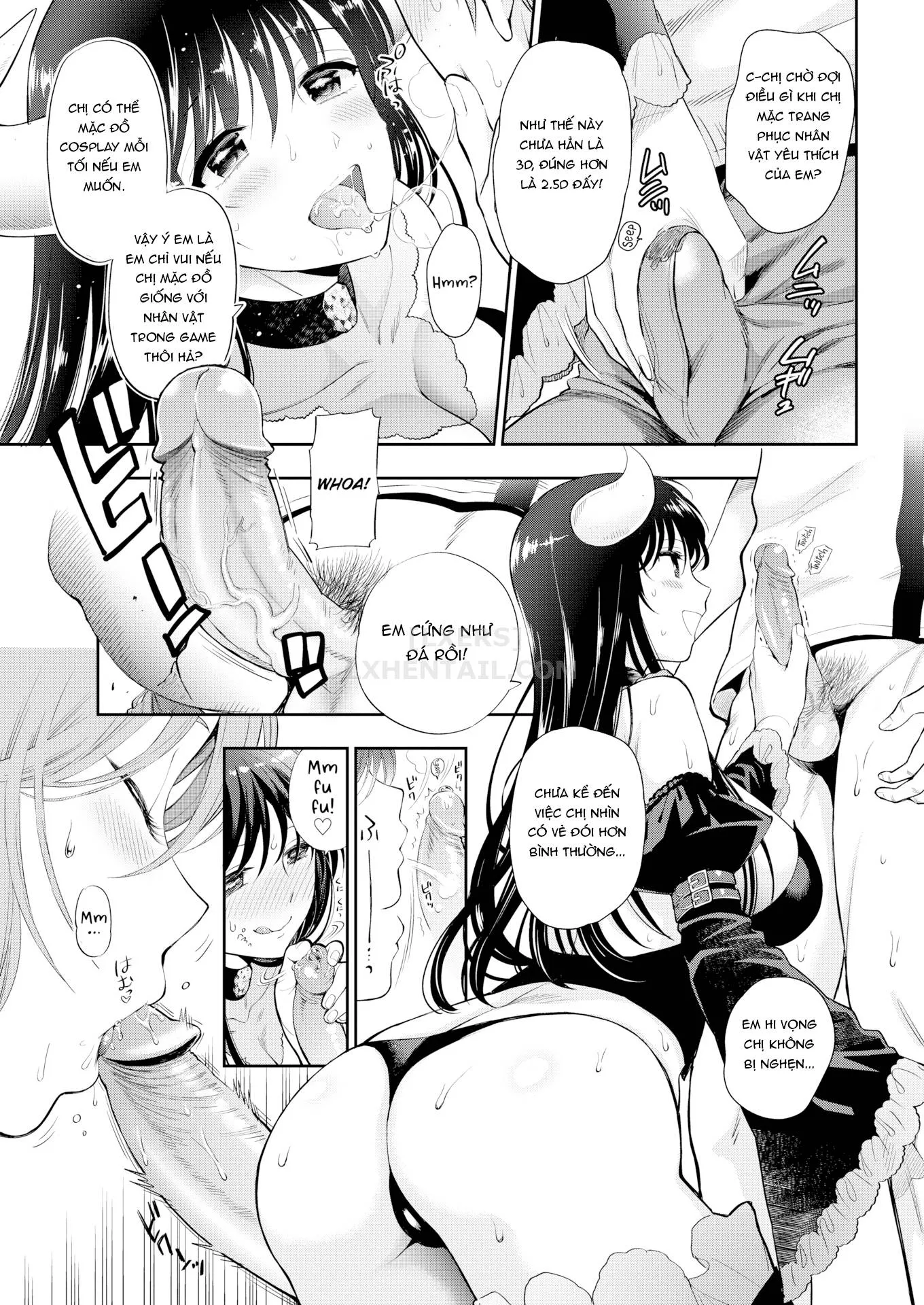 HentaiVN.net - Ảnh 10 - Doutei Otouto to Bitch Ane [The cherry boy with Bitch sister.] - Chap 5