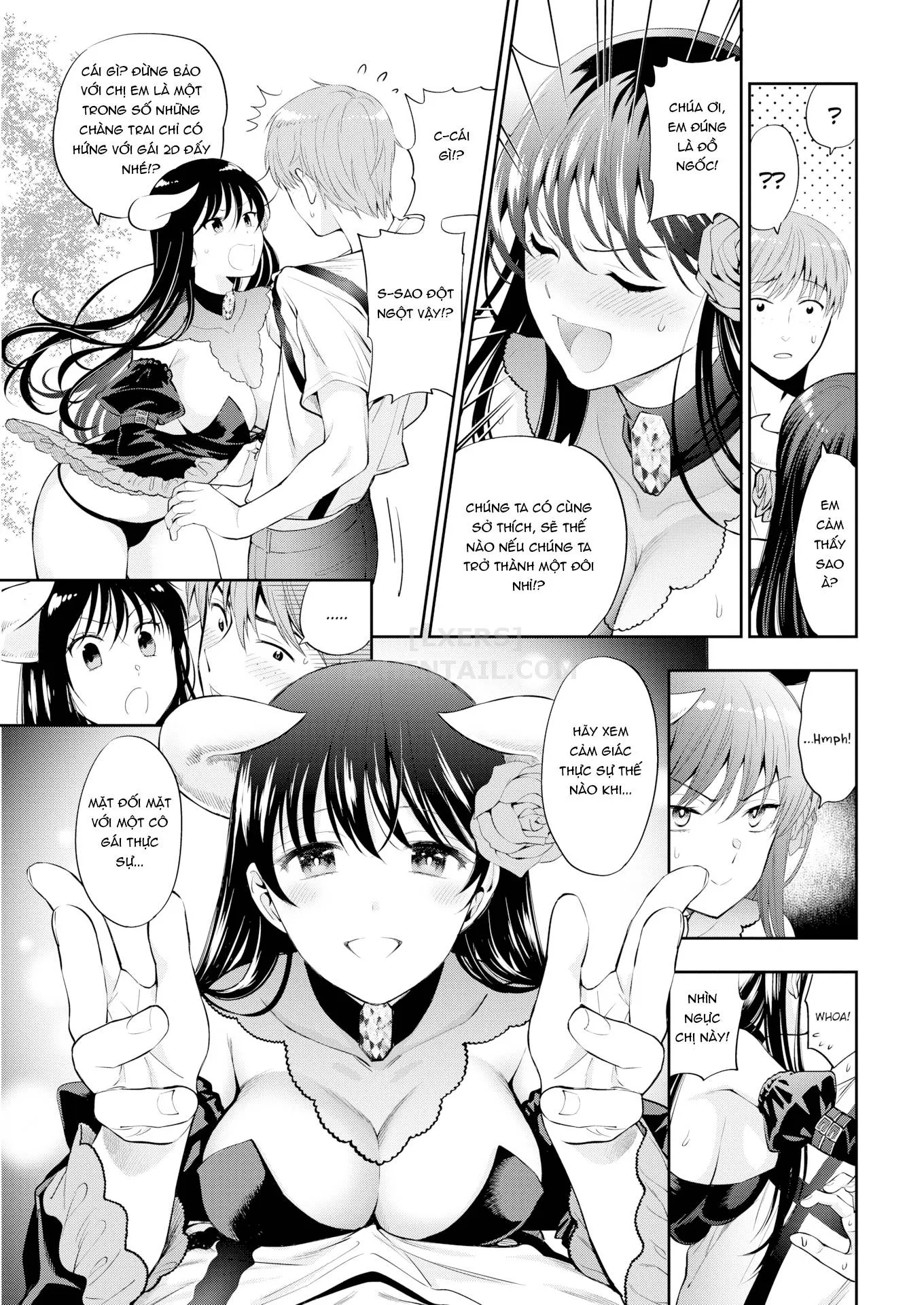HentaiVN.net - Ảnh 8 - Doutei Otouto to Bitch Ane [The cherry boy with Bitch sister.] - Chap 5