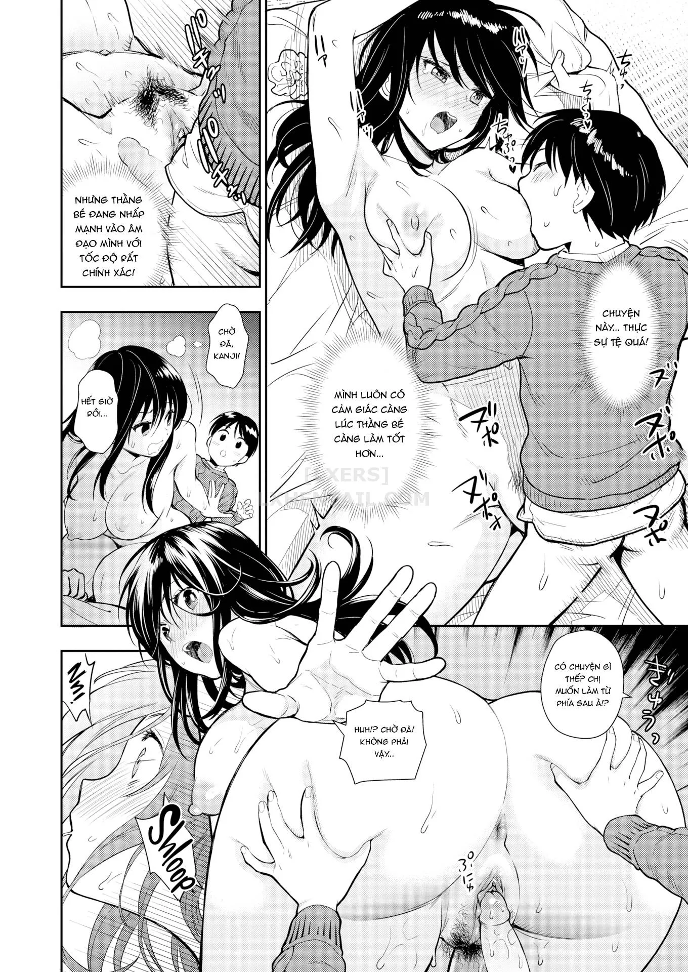 HentaiVN.net - Ảnh 19 - Doutei Otouto to Bitch Ane [The cherry boy with Bitch sister.] - Chap 8