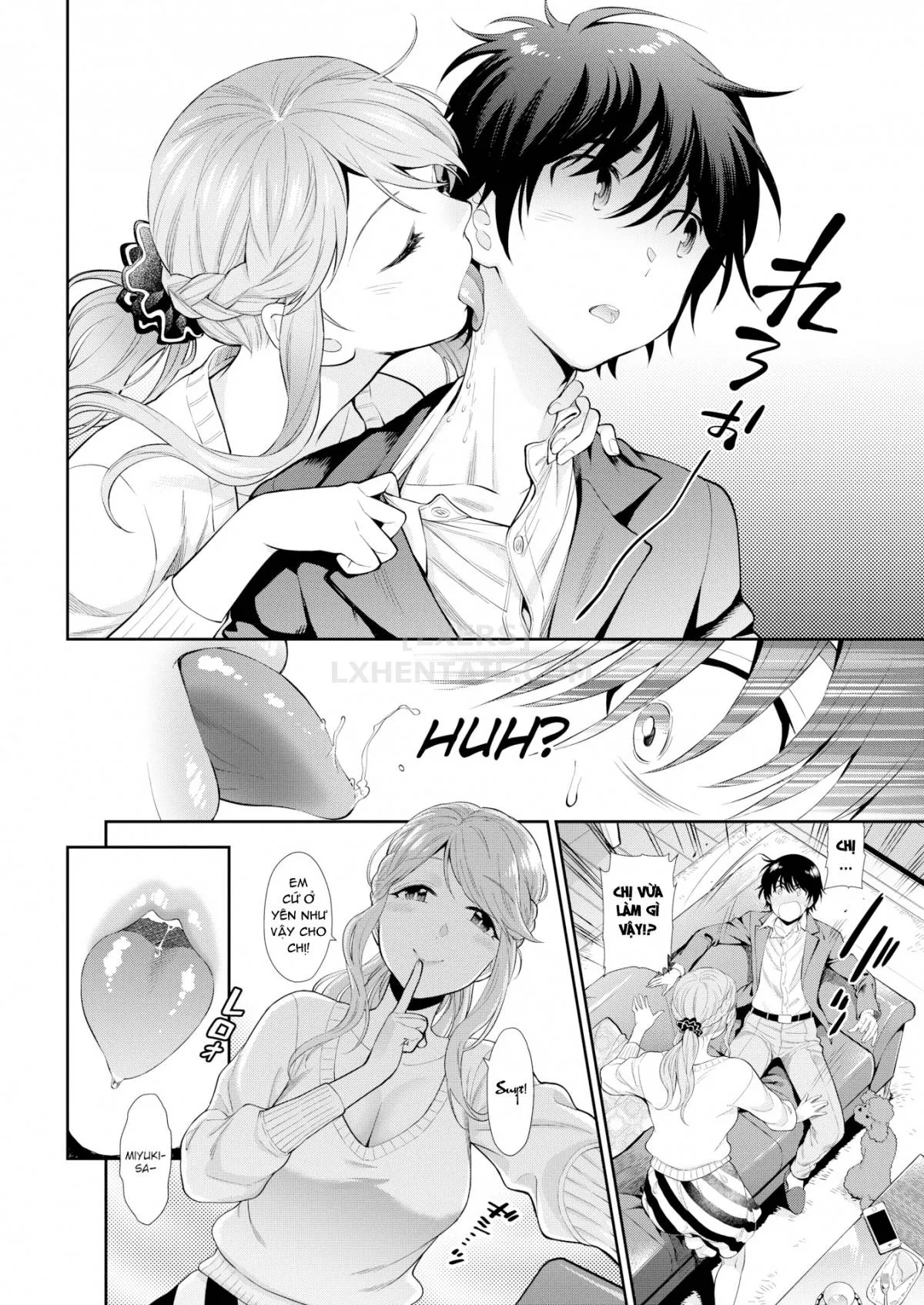 HentaiVN.net - Ảnh 7 - Doutei Otouto to Bitch Ane [The cherry boy with Bitch sister.] - Chap 10 - END